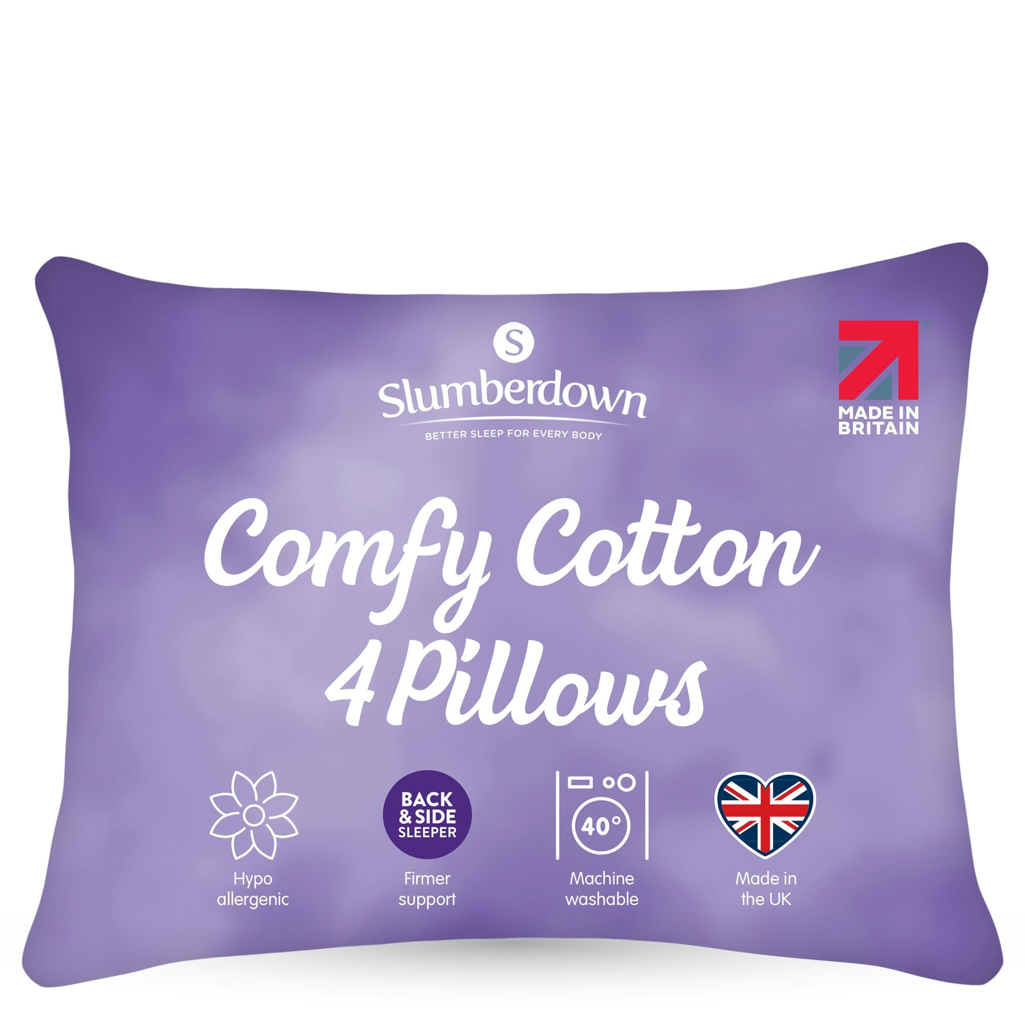 Rackhams Comfy Cotton Firm Support Pillow - 4