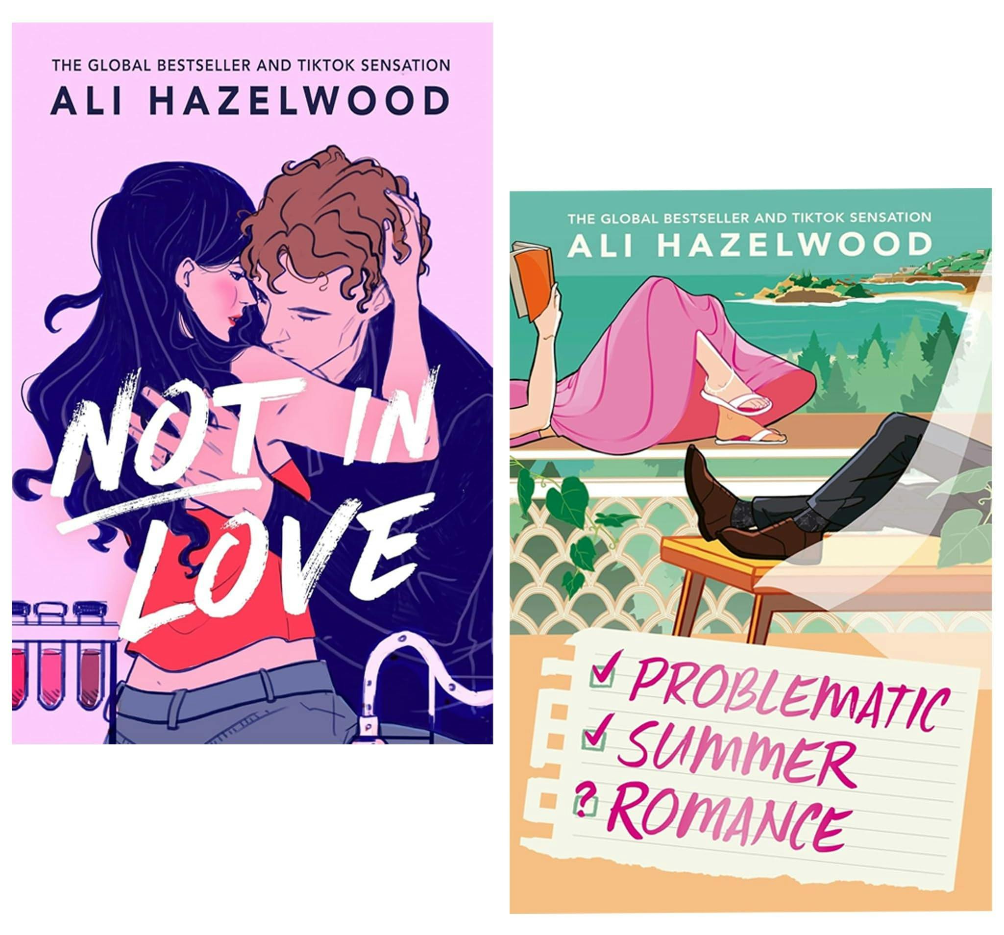 Not In Love Series By Ali Hazelwood 2 Books Collection Set Problematic Summer - Image 14