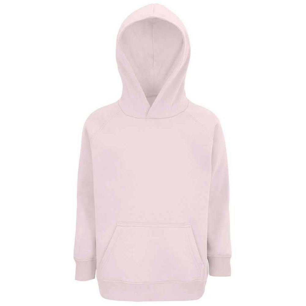Sol's Unisex Pale Pink Stellar Hoodie In | Size: 4 Years - Image 2