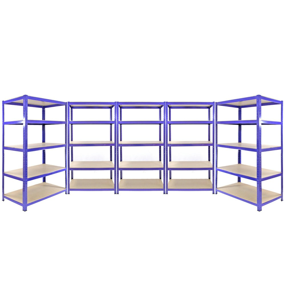 Rackhams Blue 3 X Q-Rax Racking 90 X 50 X 180Cm + 2 X Racking 120 X 50 X 180Cm