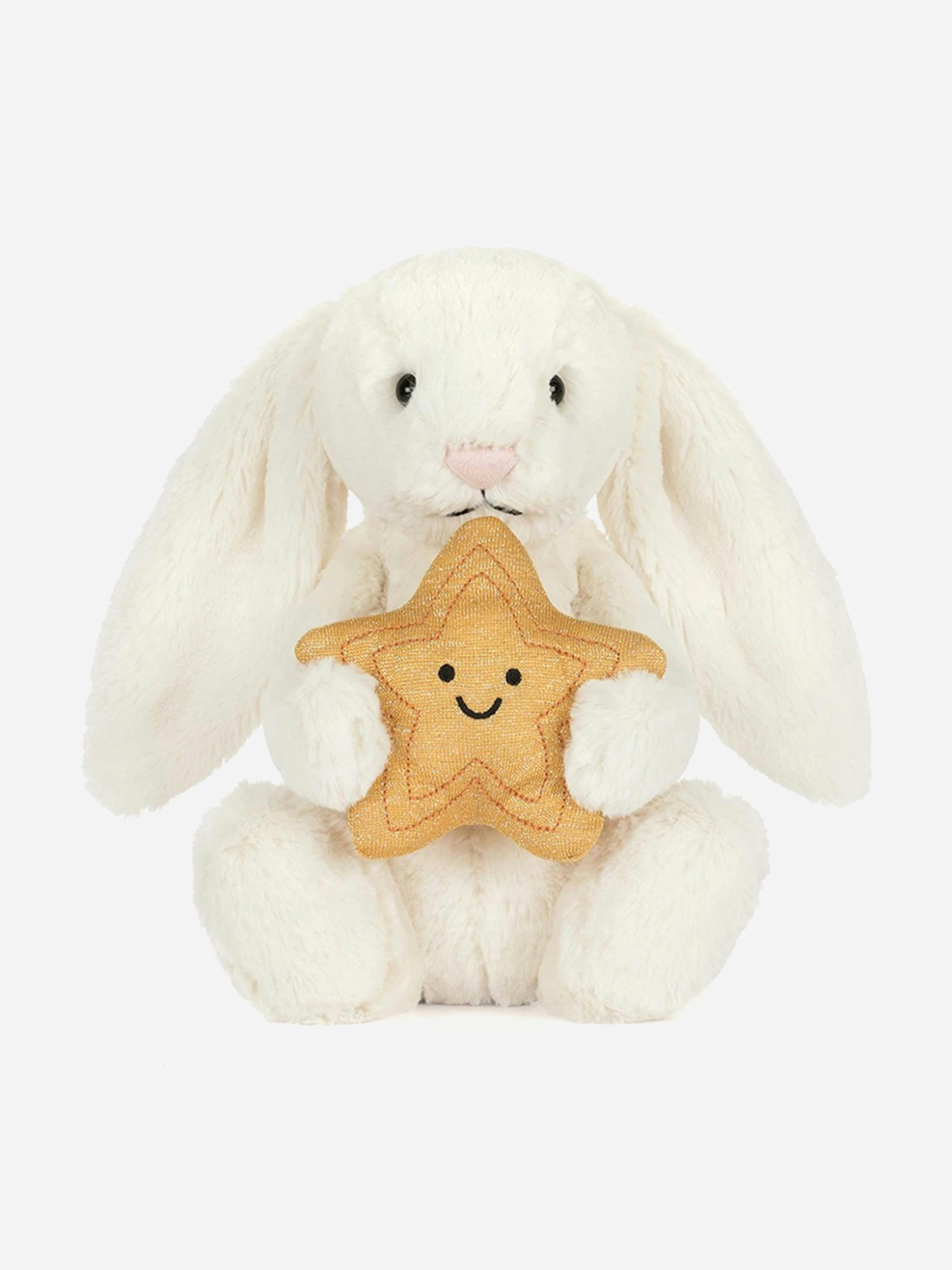 Jellycat Boys Ivory Bunny With Star In (31Cm) - One Size
