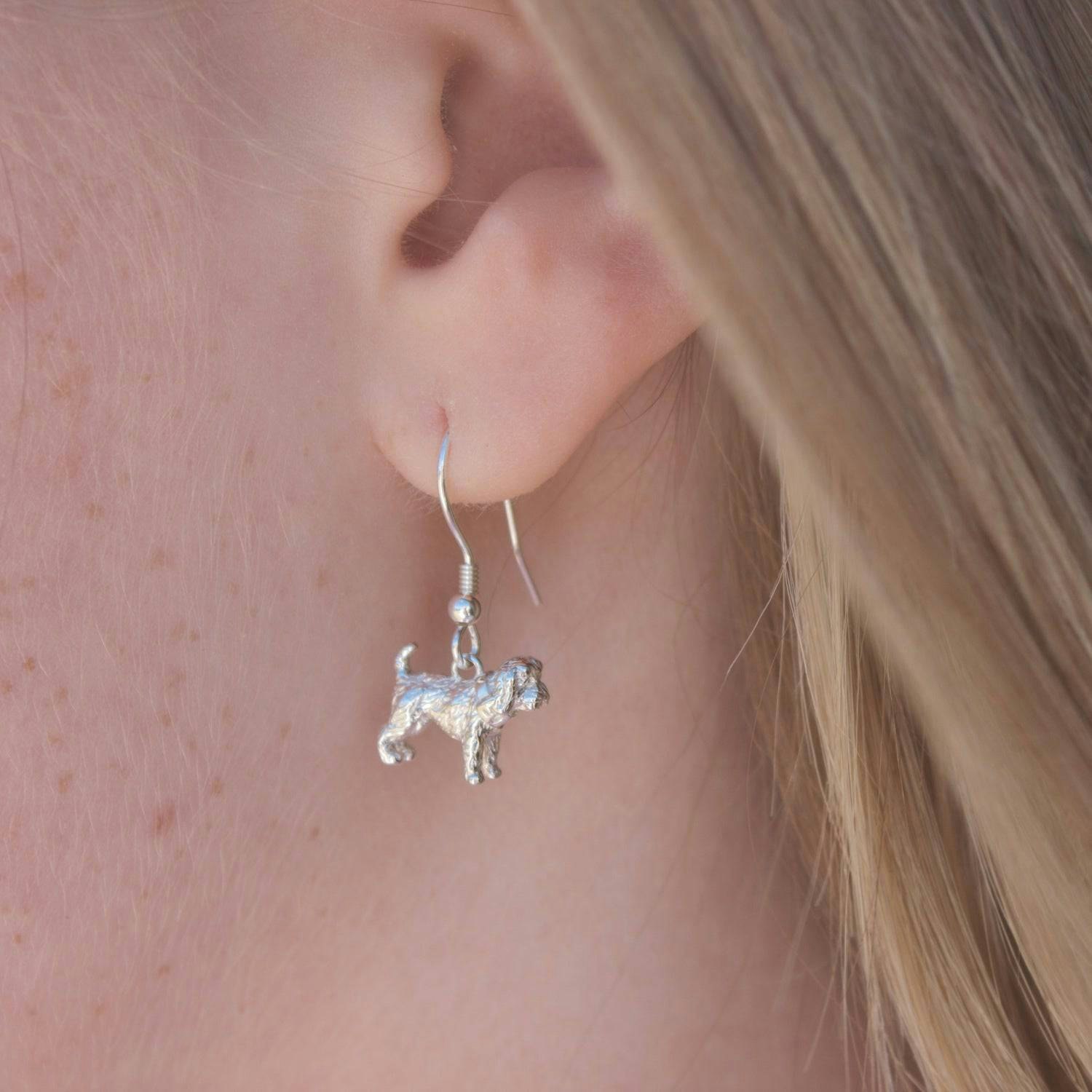 Mylee London Silver Cockapoo Earrings - Yes - Hook