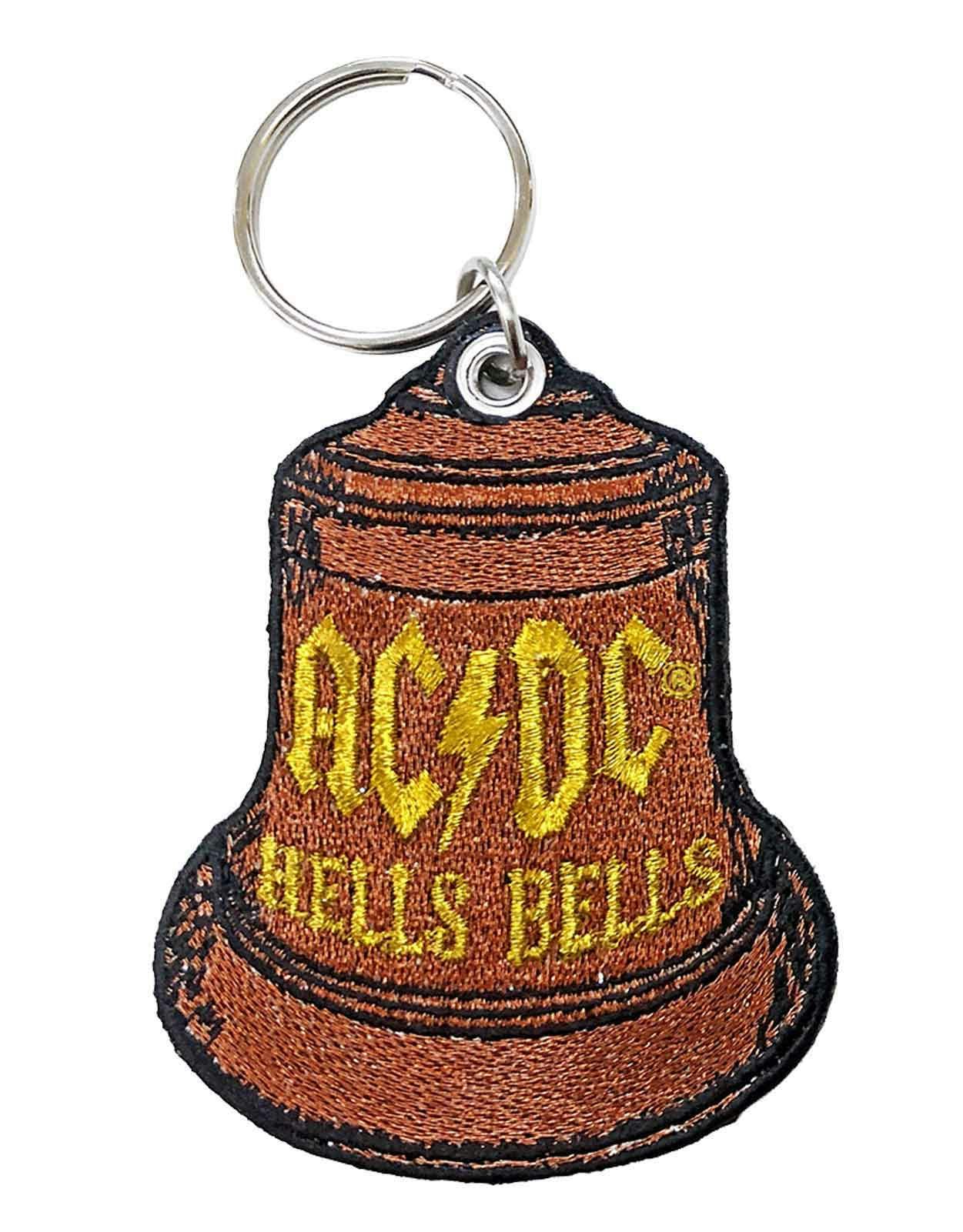 Paradiso Clothing Ac/Dc Keyring Hells Bells Patch Keychain