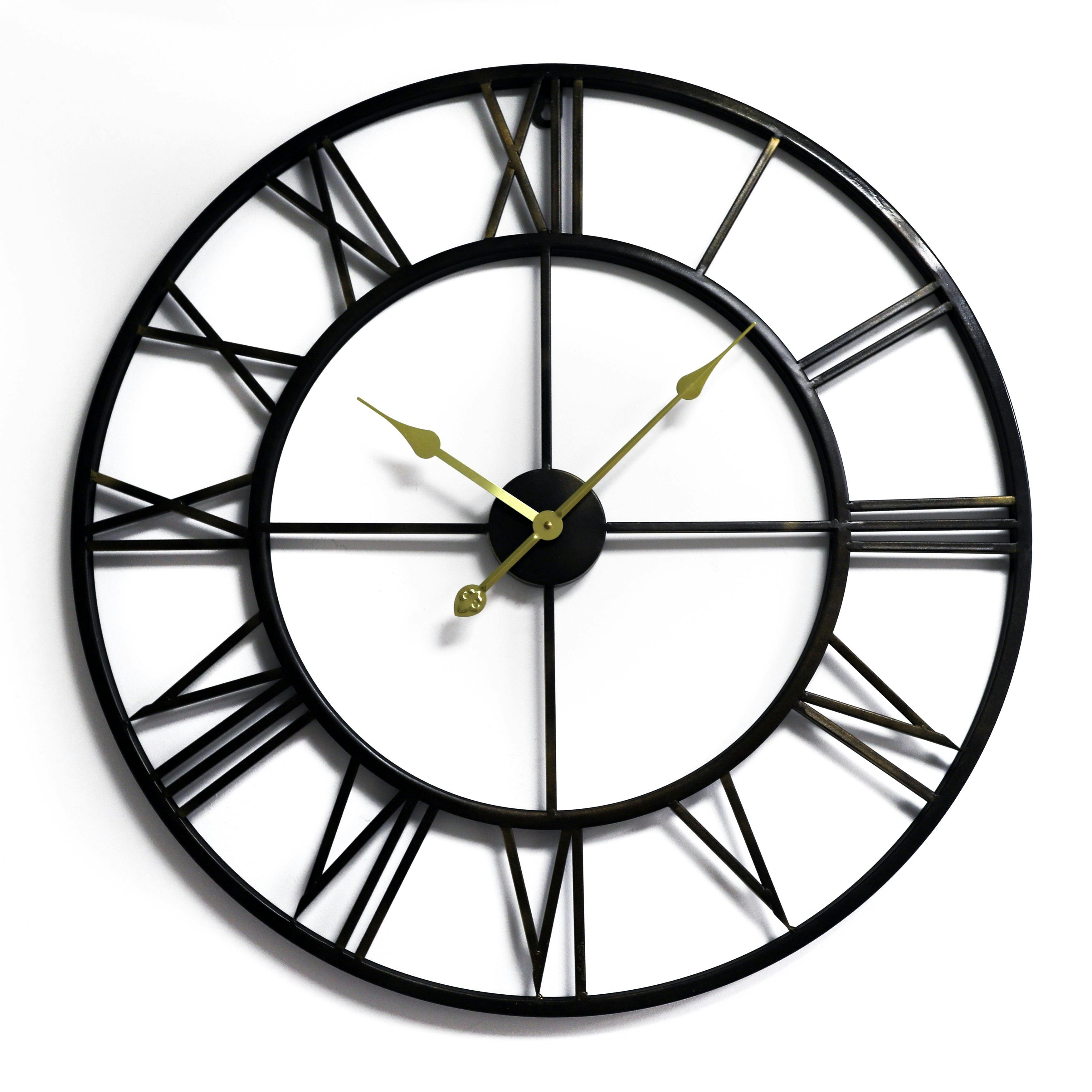Rackhams Gold Wc2063g Roman No. Iron Wall Clock Hands - 76 Cm / 30 In