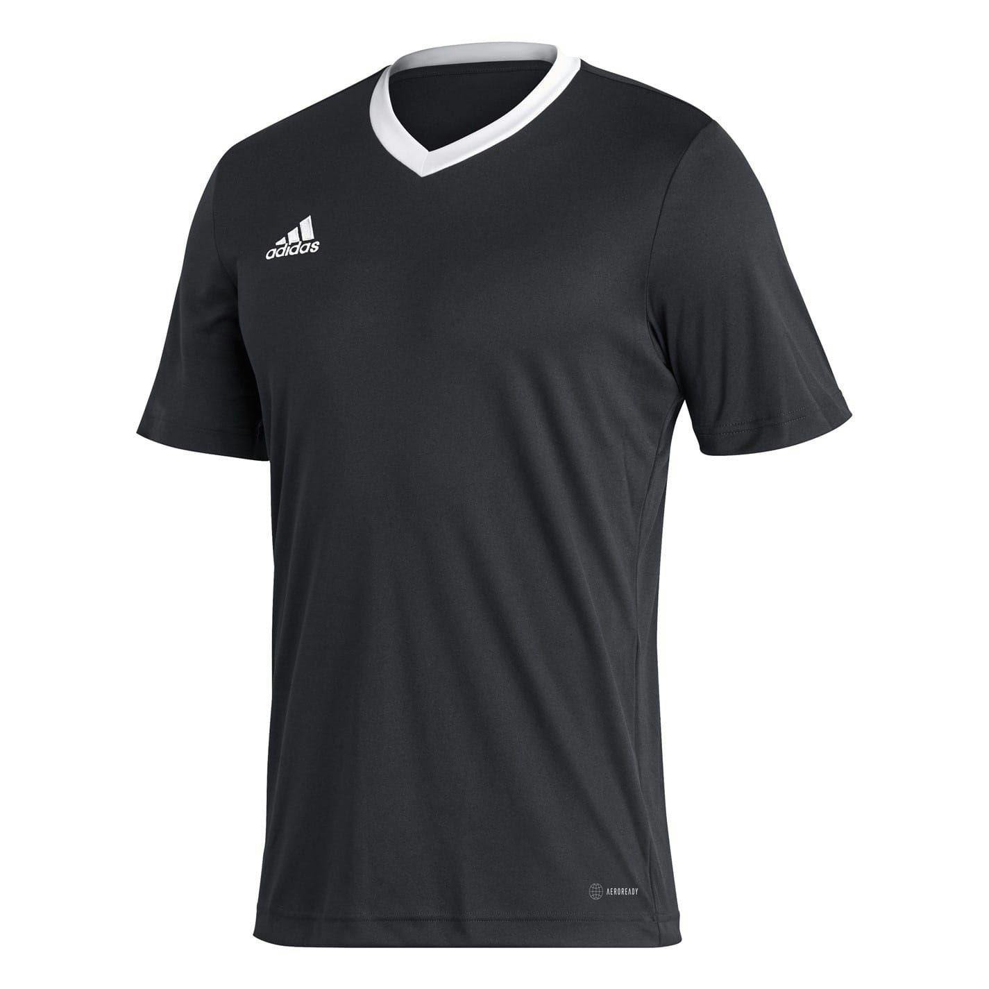 Adidas Men's Black Entrada 22 Jersey - L - 100% Recycled Polyester