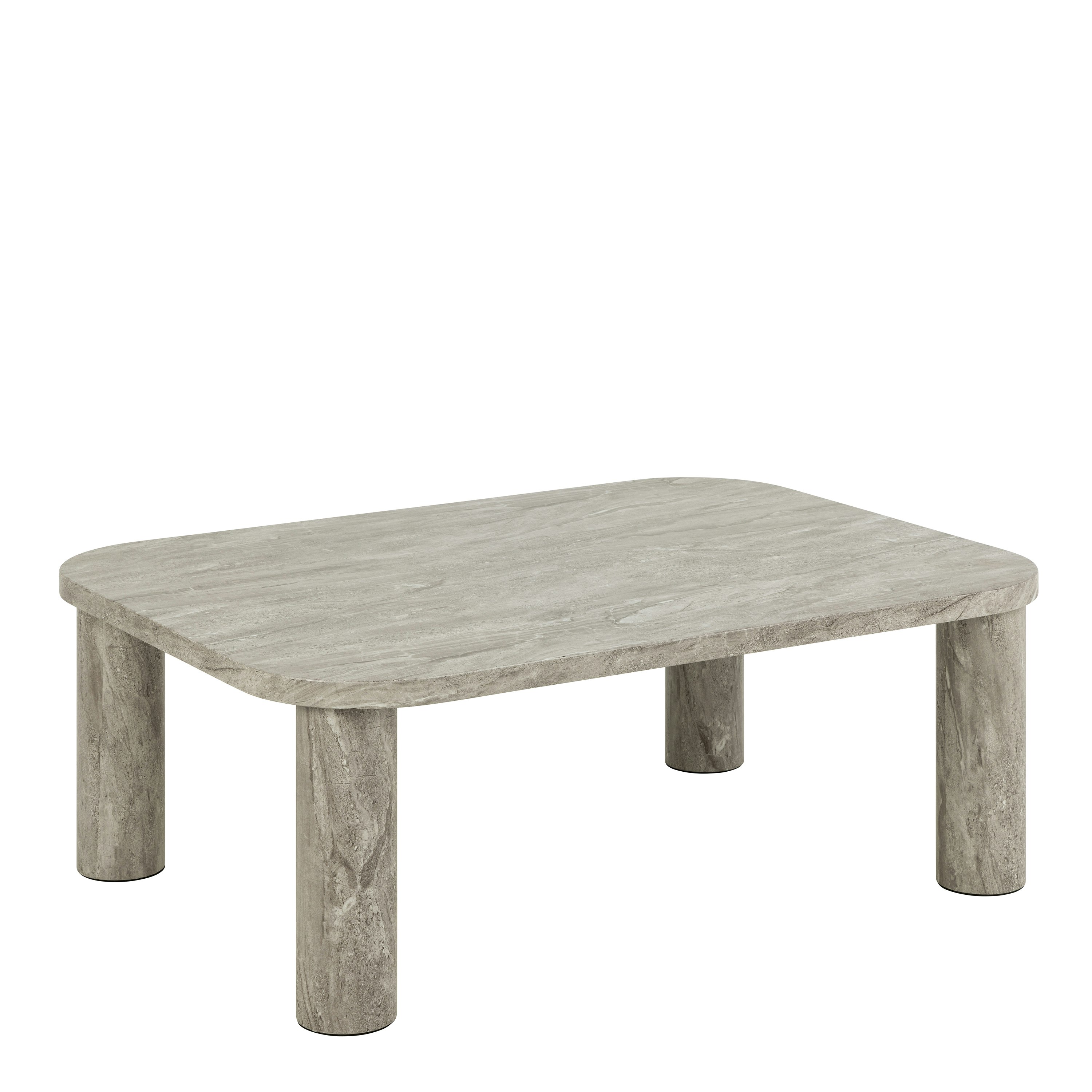 Rackhams Grey Solano Rectangular Coffee Table In 100 X 75 Cm - 1