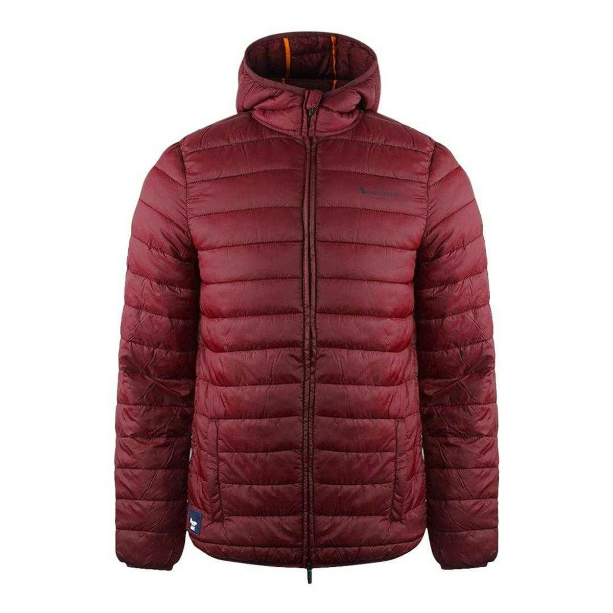 Aquascutum Men's Bordeaux/Red London Quilted Logo Jacket - Xl - 100% Mixed