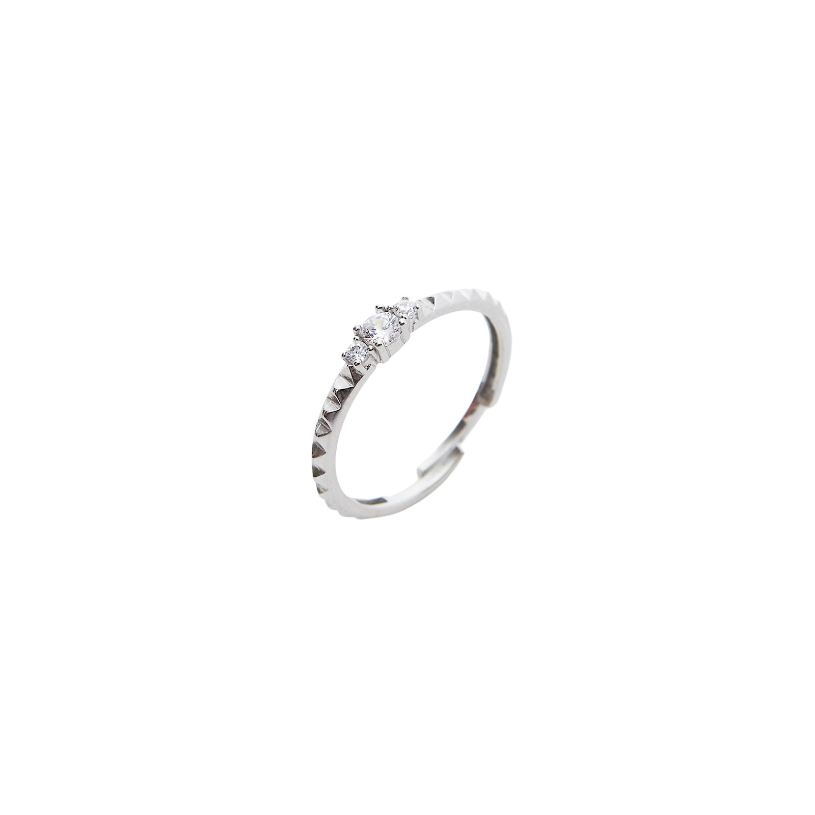 Spero London Silver Sterling Trio Stacking Ring