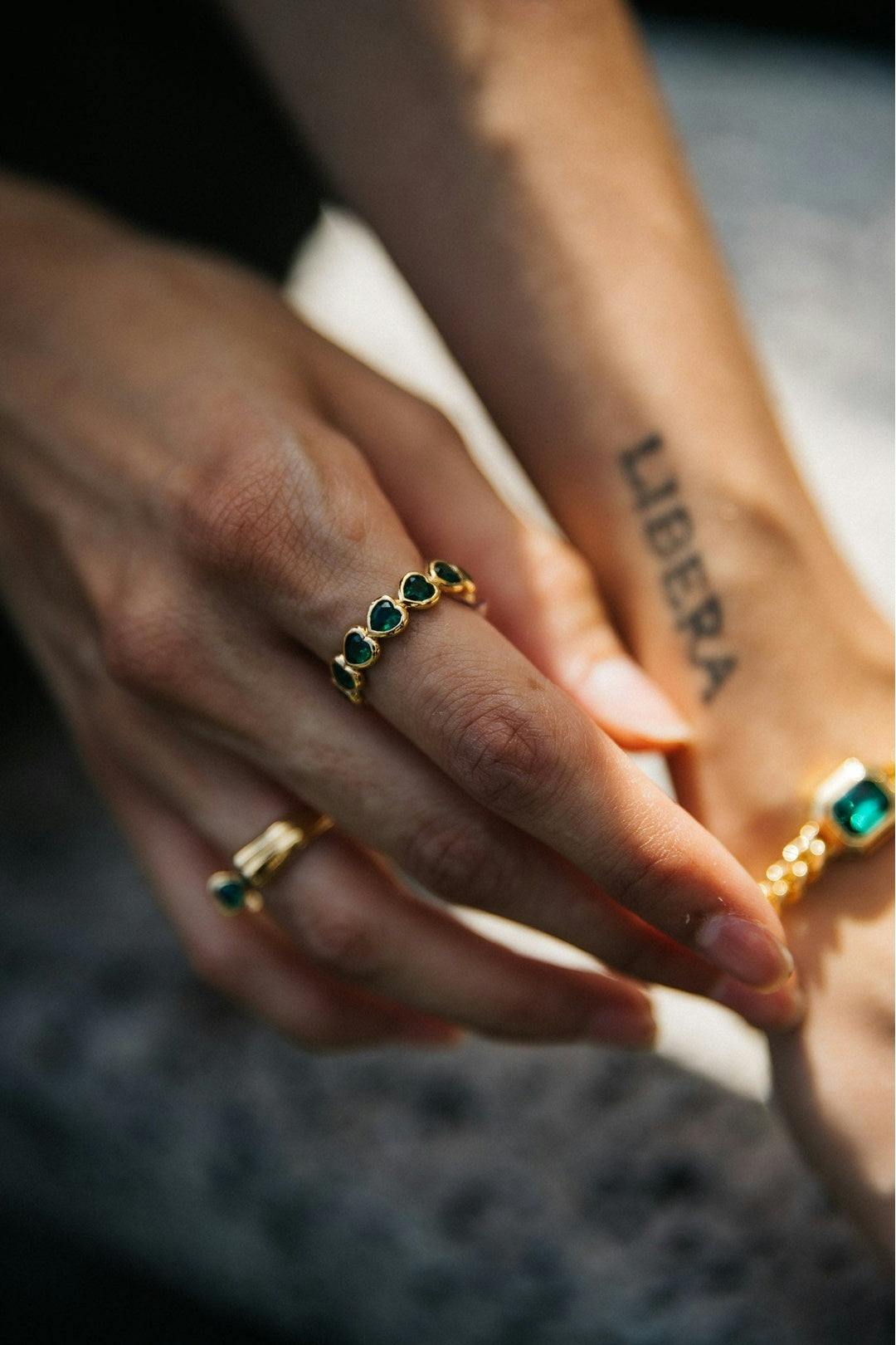 Svnx Unisex Gold The 'Atlas' Ring In | Size: Large - Image 2
