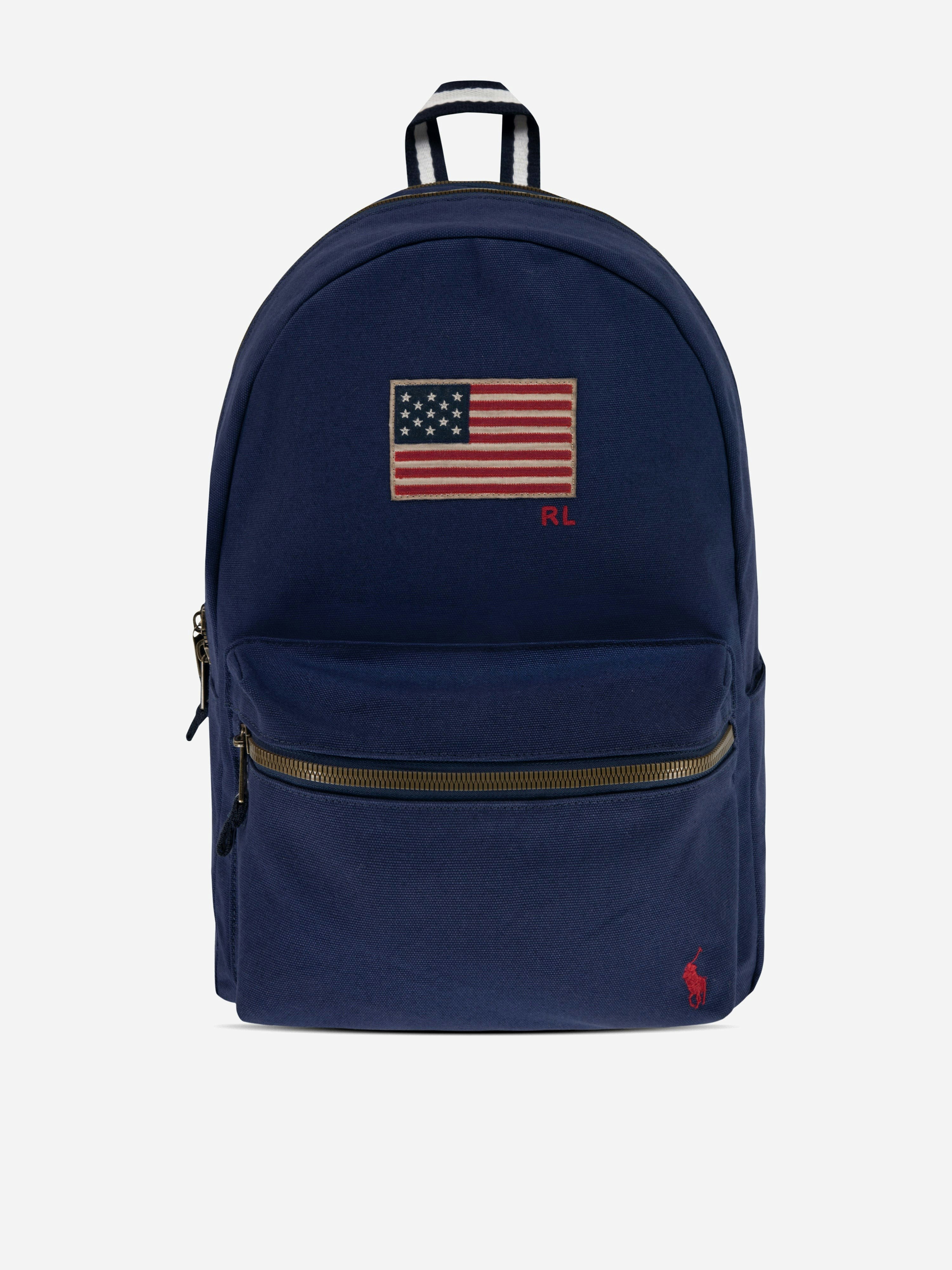 Ralph Lauren Kids Boys Blue Americana Backpack In Navy (45Cm) - One Size