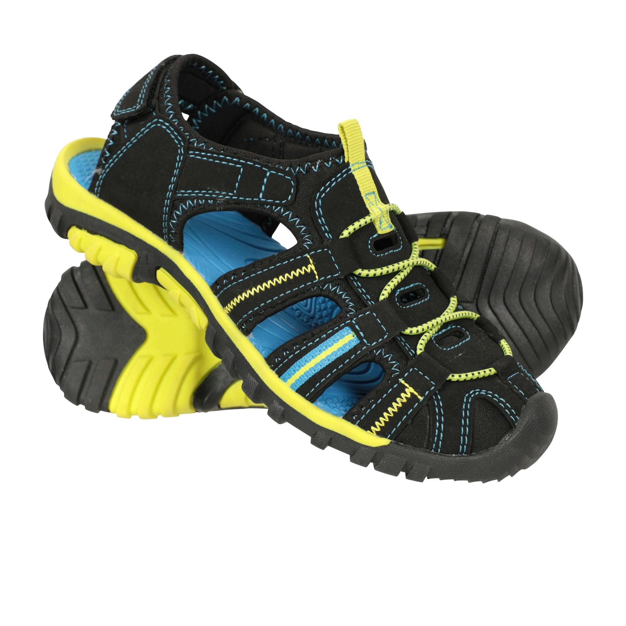Mountain Warehouse Kids Bay Sports Sandals - Lime - 1 Uk - Lime - 70% Neoprene/10% Rubber/10% Phylon/10% Foam