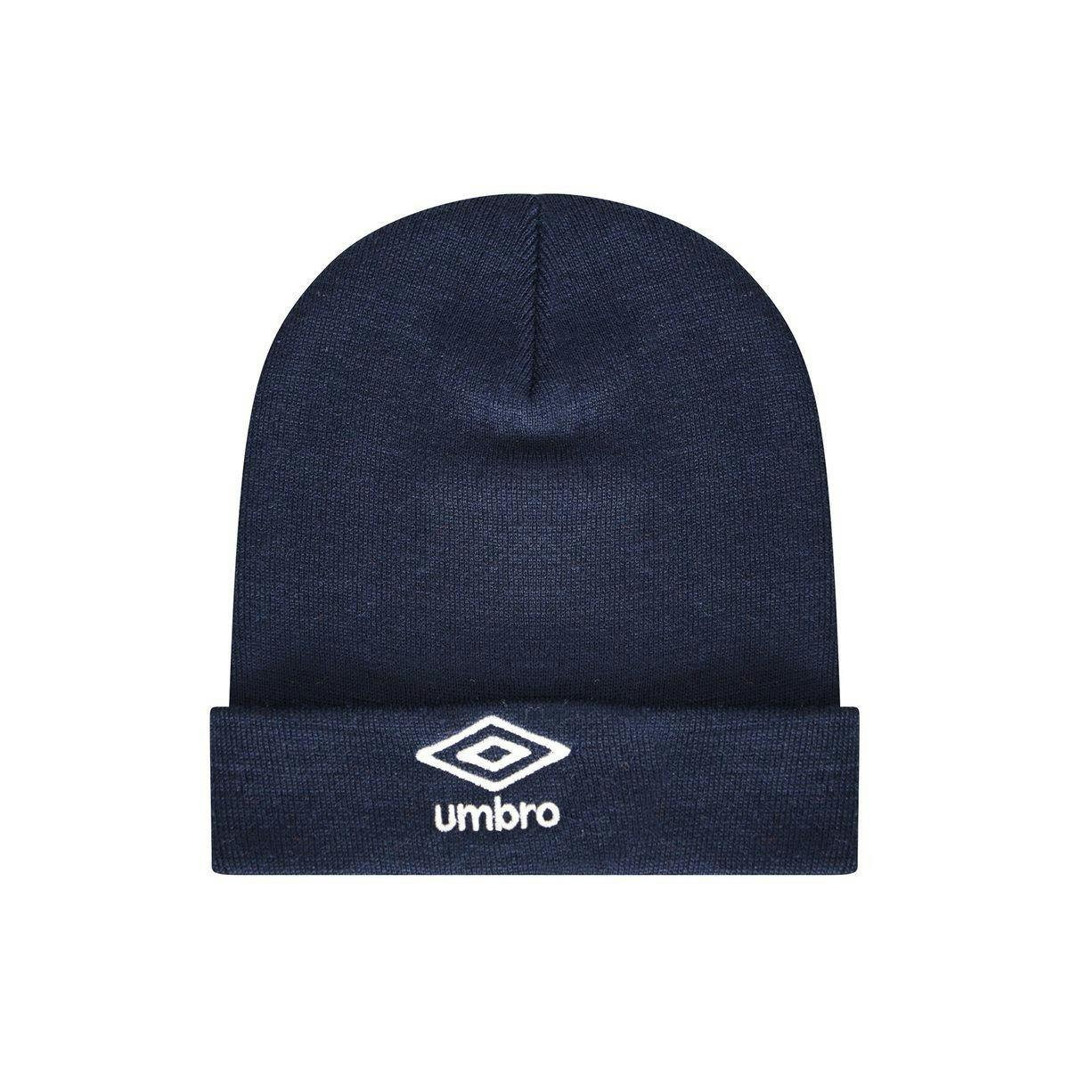 Umbro Kids Logo Beanie - Navy - Navy - One Size - 100% Acrylic