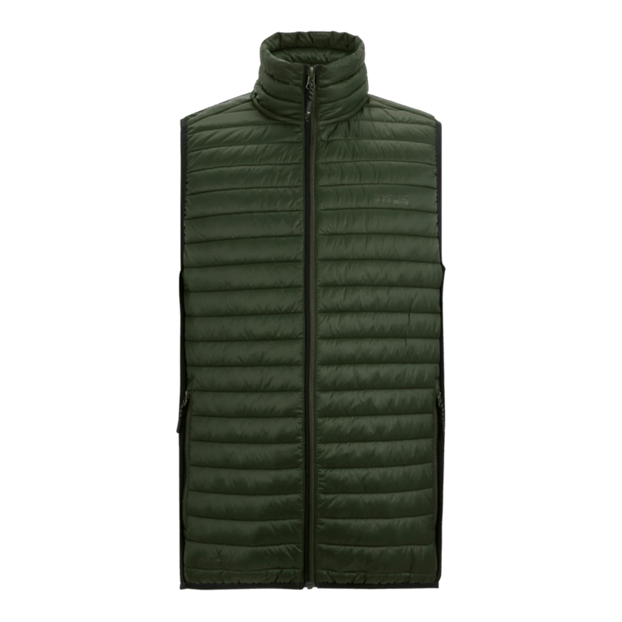 Regatta Men's Dark/Black Andreson Hybrid Padded Jacket - Khaki/ - 3XL - Khaki/ - 100% Polyamide