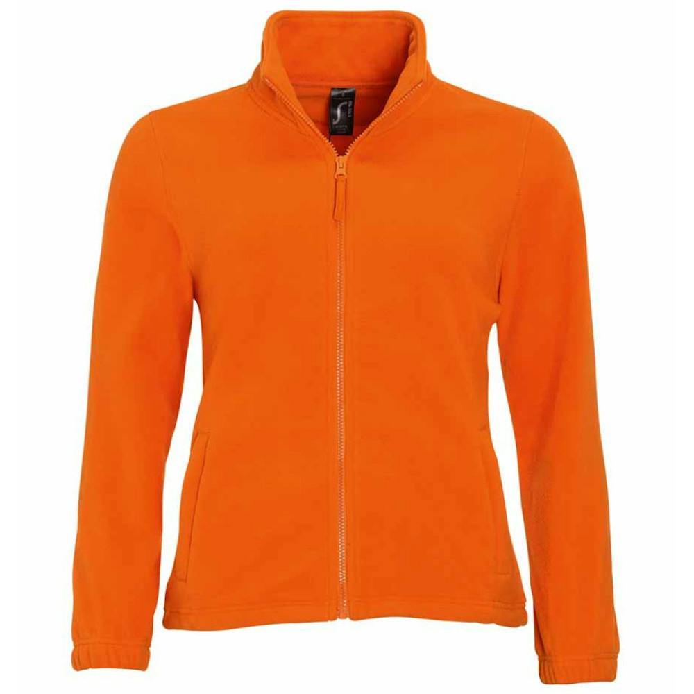 SOLS Womens/Ladies North Full Zip Fleece Jacket (Orange) - Size Small - Image 2