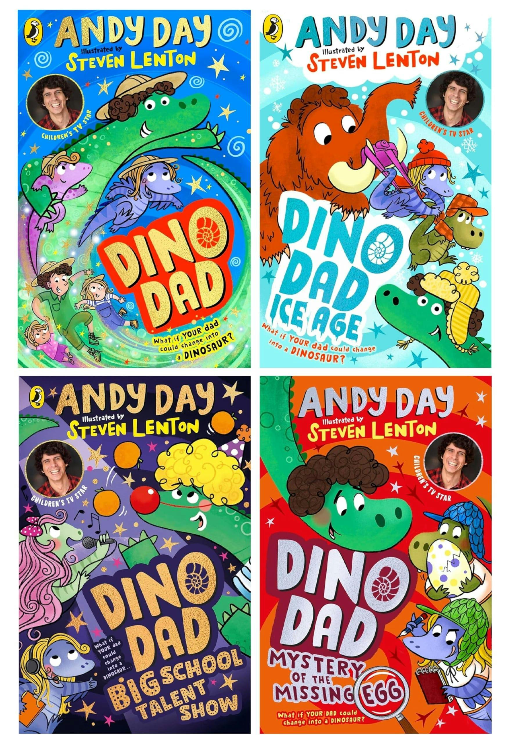 Dino Dad Series 4 Books Collection Set By Andy Day (Dino Dad, Ice Age, Mystery) - Image 12