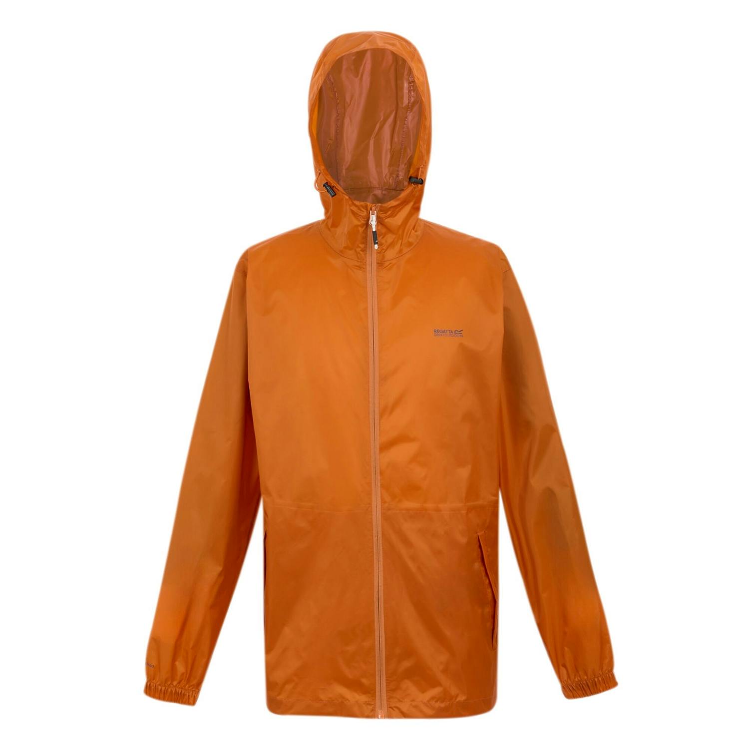 Regatta Men's Pack It Iii Waterproof Jacket - Fox - 2XL - Fox - 100% Polyamide