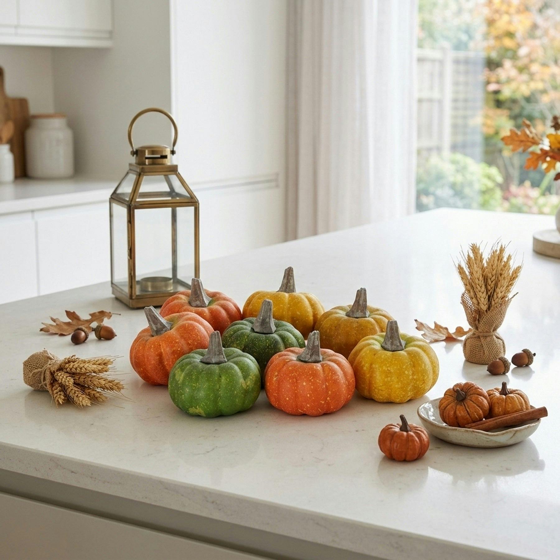 Garden Greatness Unisex Multicolor Autumnal Assorted Decorative Pumpkins | Size: 1 Pack - Image 2