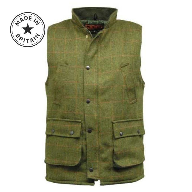 Game Technical Apparel Men's Game Derby Tweed Gilet - Bute - M