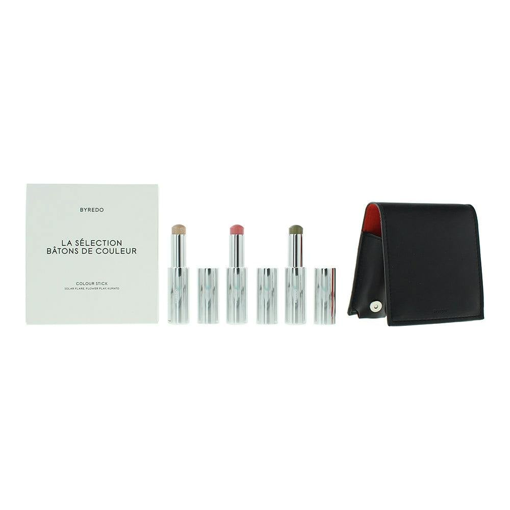 Byredo Orange Set Of 3 + Leather Pouch: Solar Flare - Flower Play - Kumato Face St | TJ Hughes - Image 4