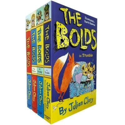 Andersen Press Julian Clary Bolds 4 Book Set The Bolds The Rescue On Holiday In Trouble
