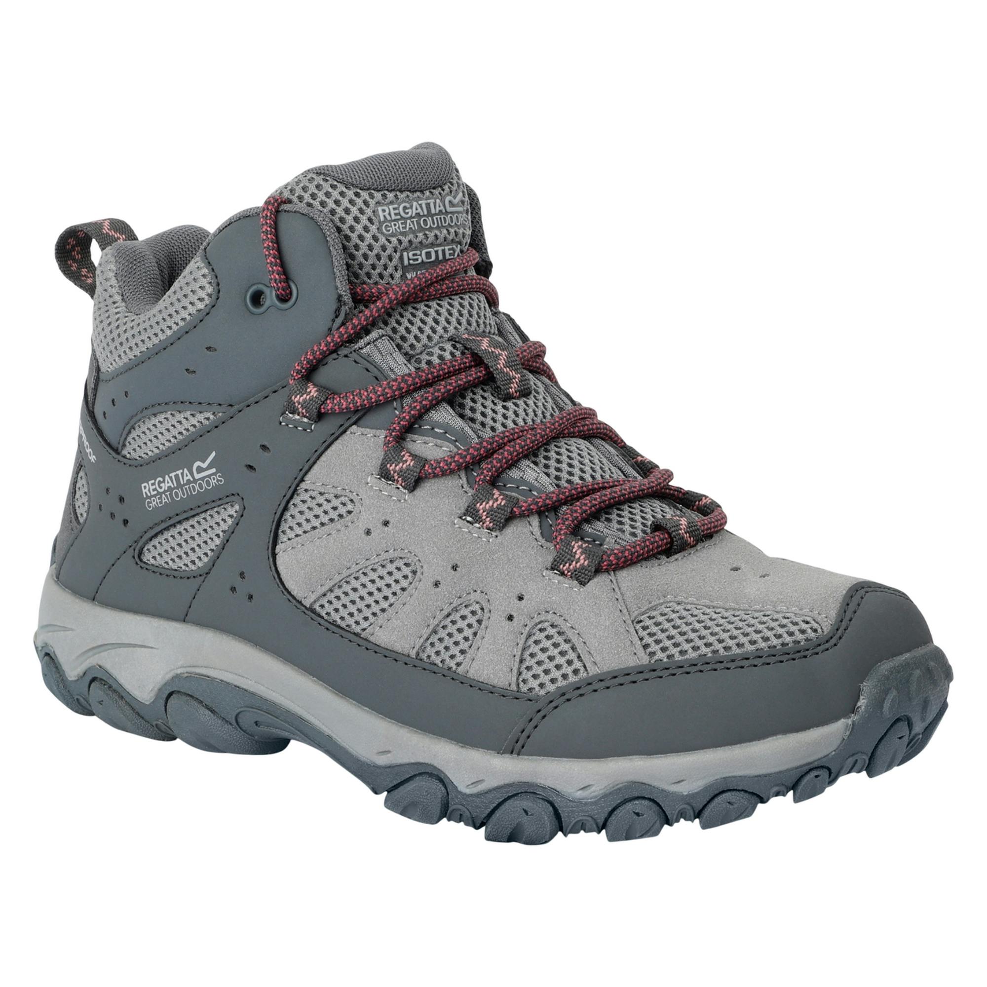 Regatta Women's Dark Edgepoint Iv Mid Cut Walking Boots - Steel/Dusty Rose - 7 Uk - Steel/Dusty Rose - 100% Mixed