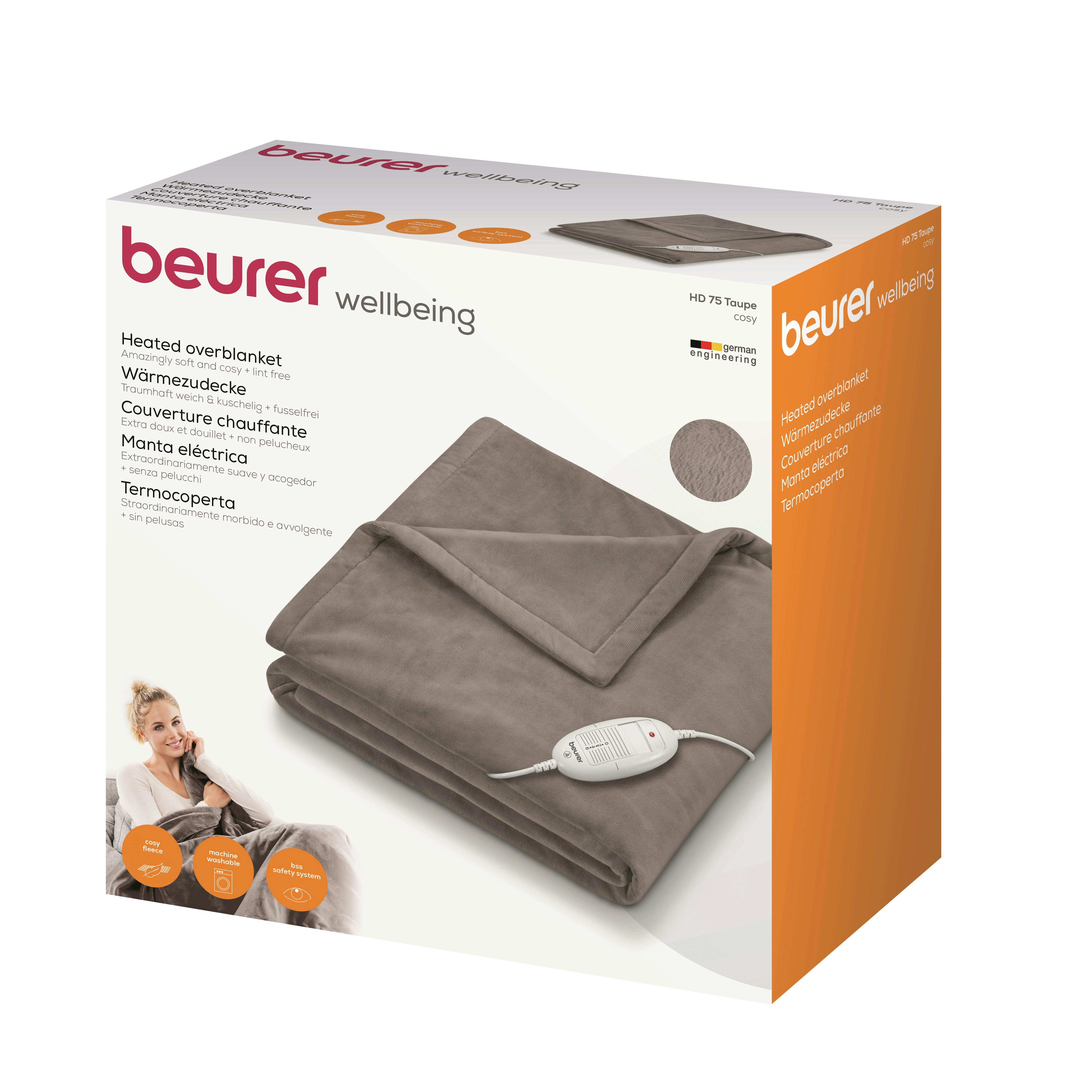 Beurer Cosy Heated Snuggie Throw - Taupe (424.00)