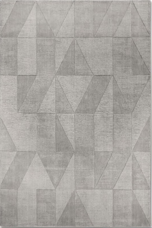 Villeroy & Boch Grey Ursule Wool Rug - 190X280 Cm