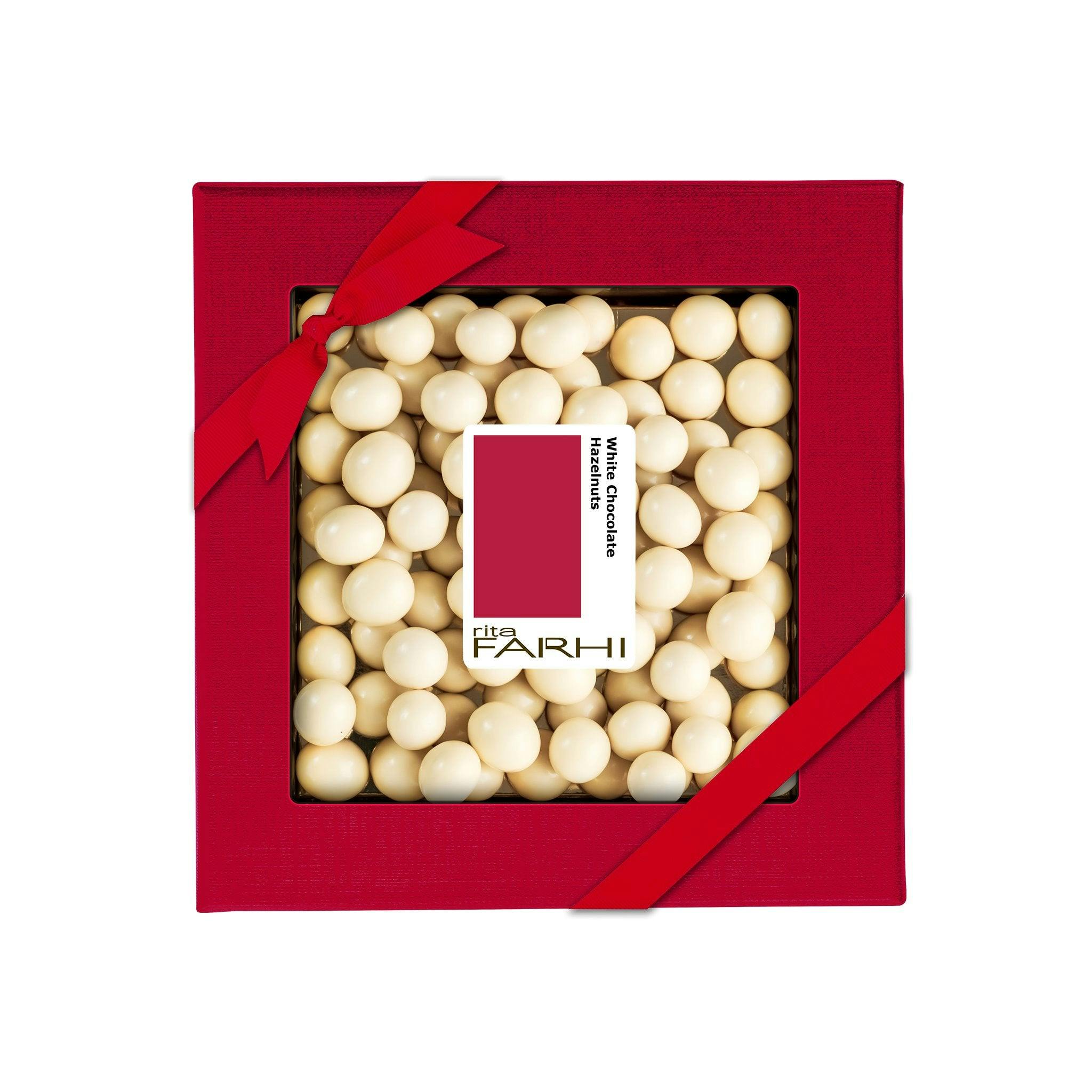 Rita Farhi White Chocolate Coated Hazelnuts, Palm Oil Free, 200G