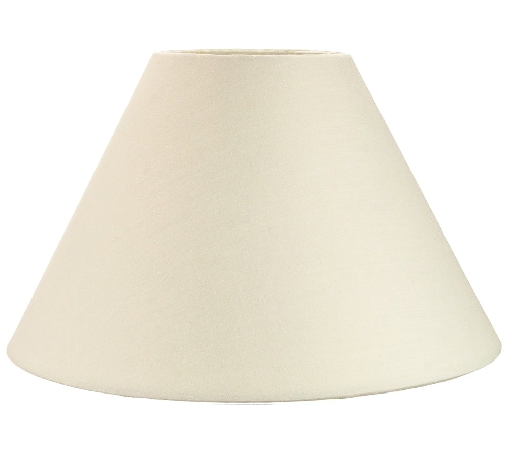 Rackhams Cream Traditional 14" Cotton Coolie Lampshade Suitable For Table Lamp Or Pendant