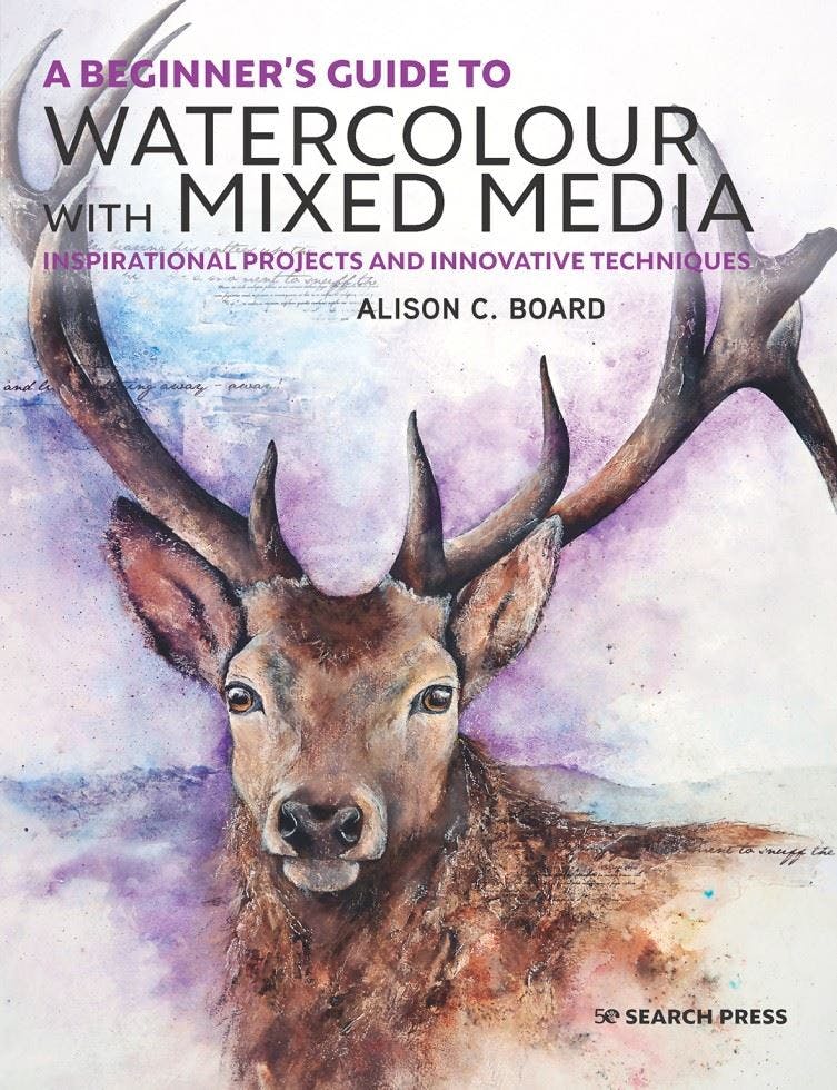Search Press A Beginner’s Guide To Watercolour With Mixed Media - Alison C. Board - Image 7