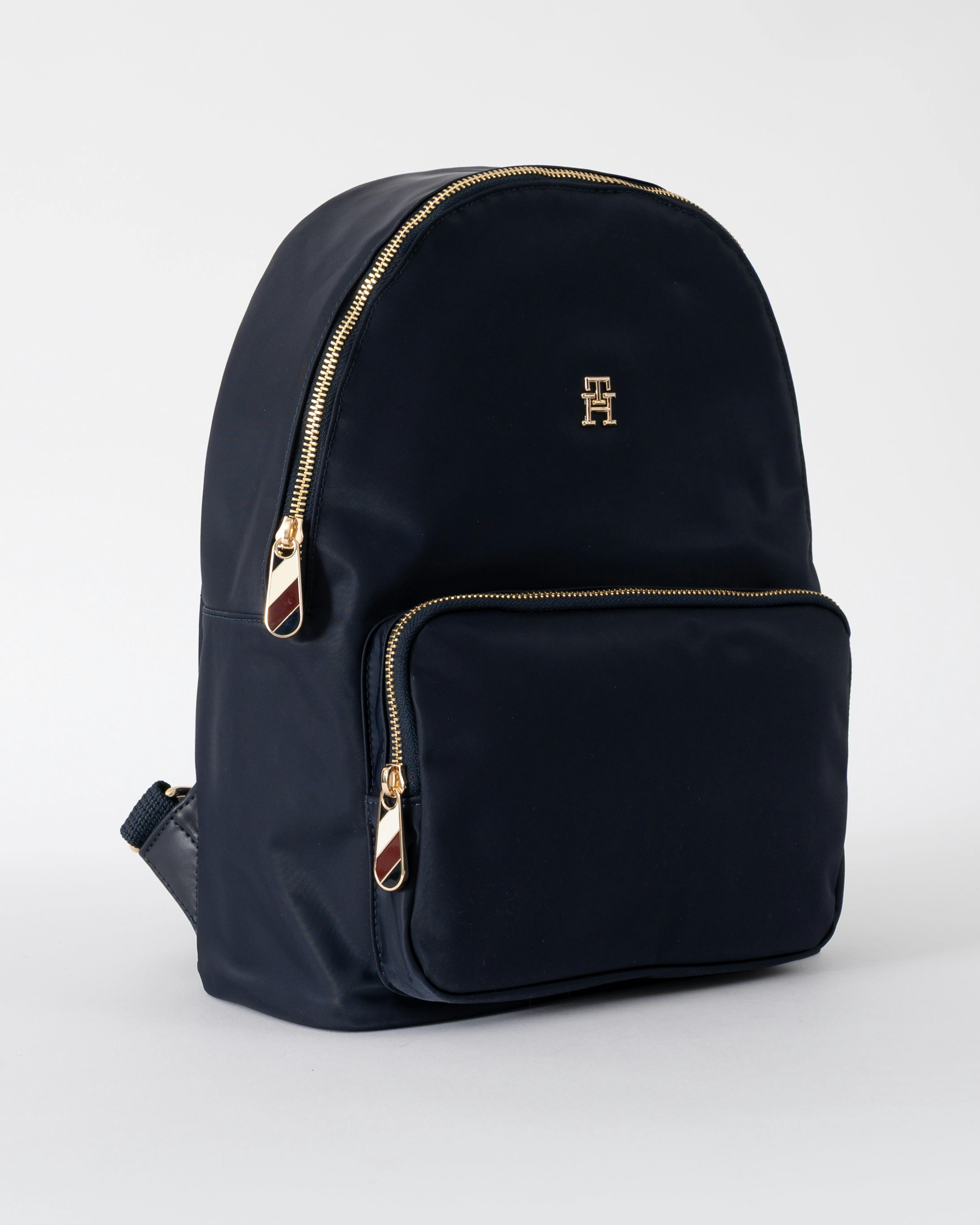 Tommy Hilfiger Women's Blue Poppy Th Backpack - Space - Space - One Size