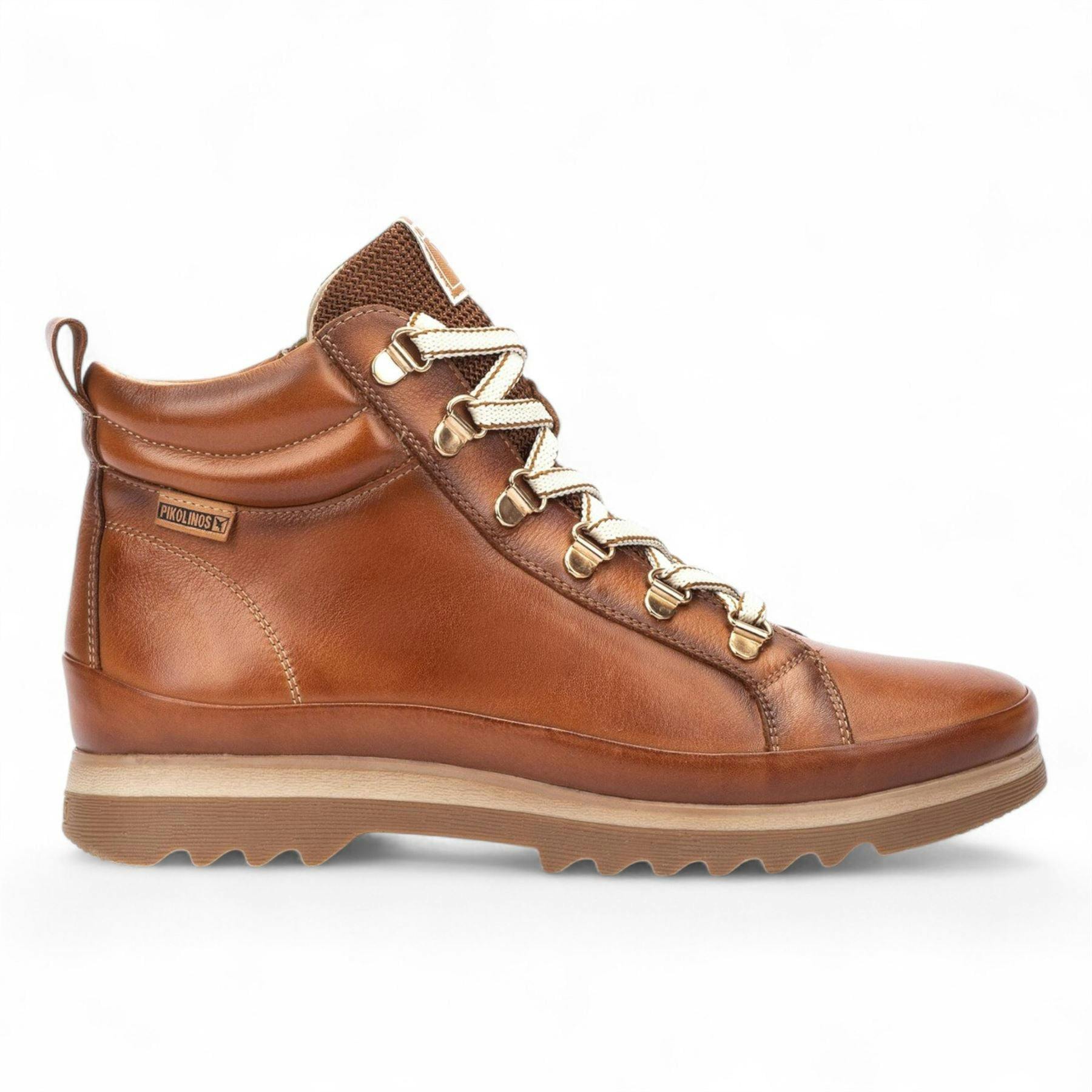 Pikolinos Women's Brown ’S Brandy Leather Ankle Trainers Boots - Vigo - Chocolate - Uk 6 | Eu 39 | Us 8.5