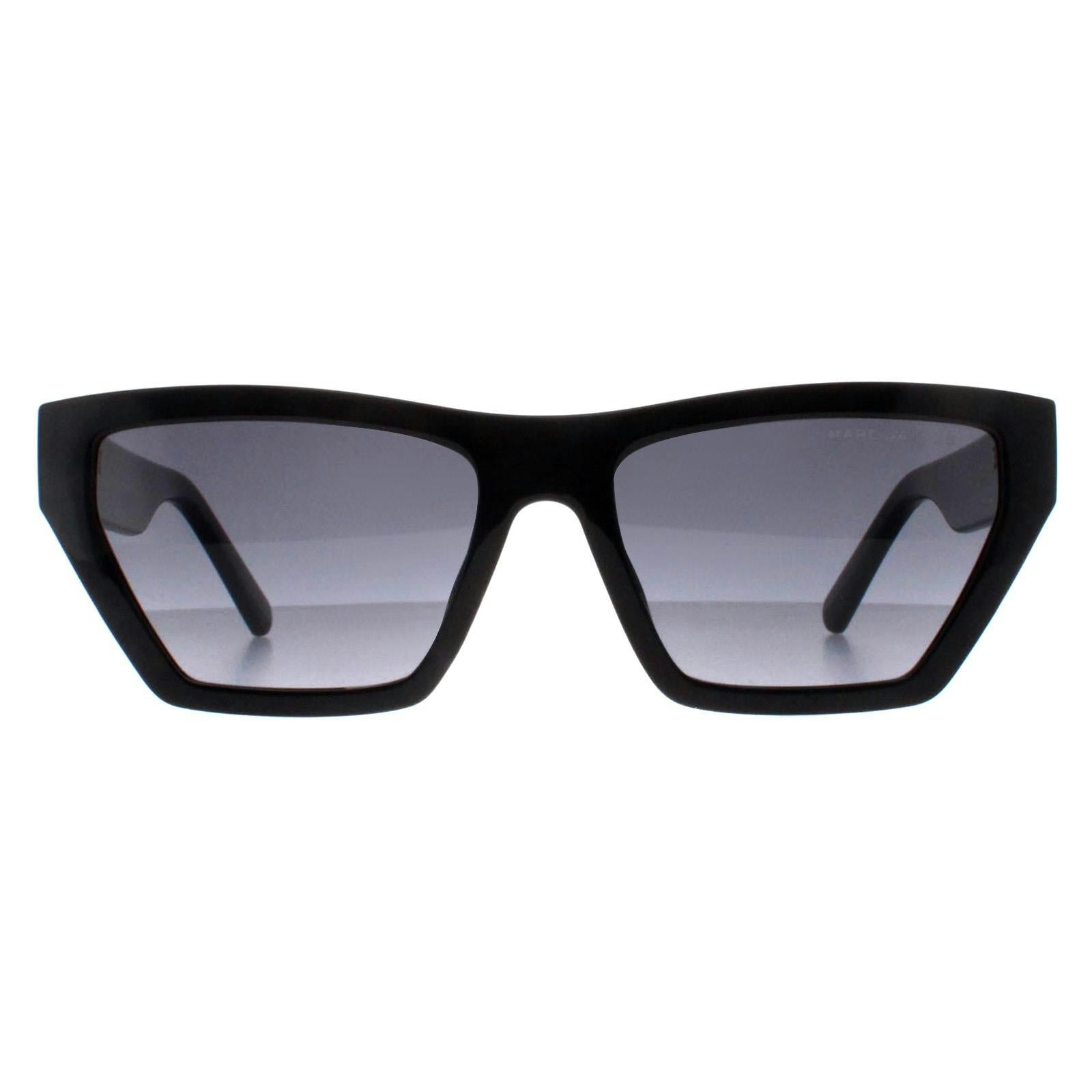 Marc Jacobs Black/Dark/Grey Sunglasses Marc 657/S 807 9O Shiny Gradient