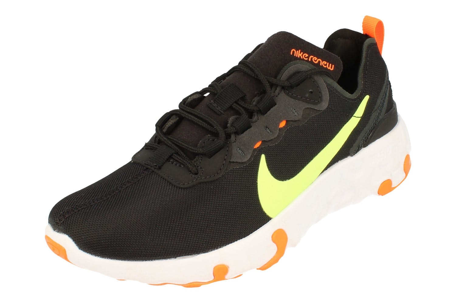 Nike Black/Green/Orange Renew Element 55 Gs Cv9644 001 - Uk 5.5 | Us 6Y | Eu 38.5