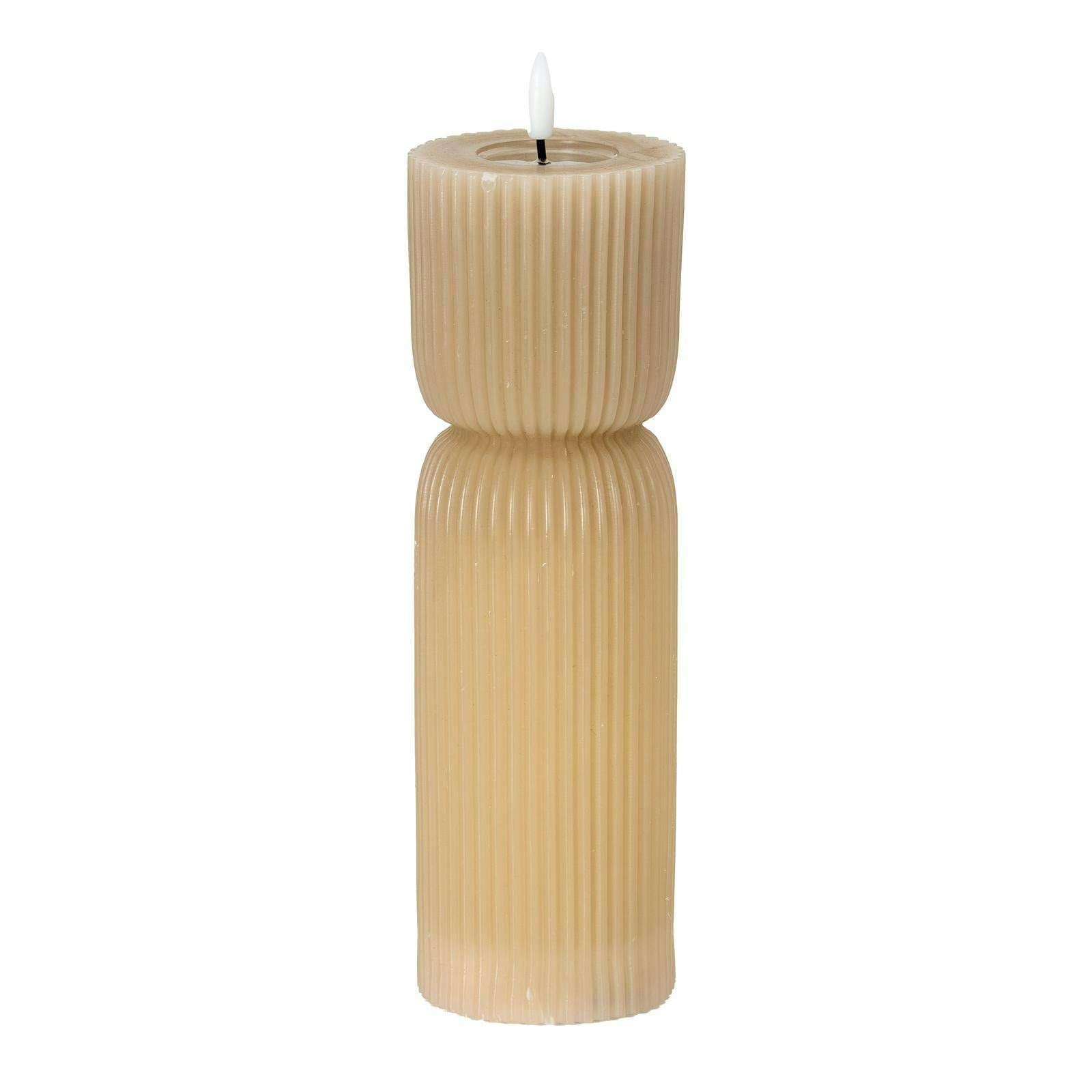 Rackhams Light Luxe Collection Carved Table Lamp - Stone - 24Cm X 7Cm X 7Cm - Stone - 100% Mixed