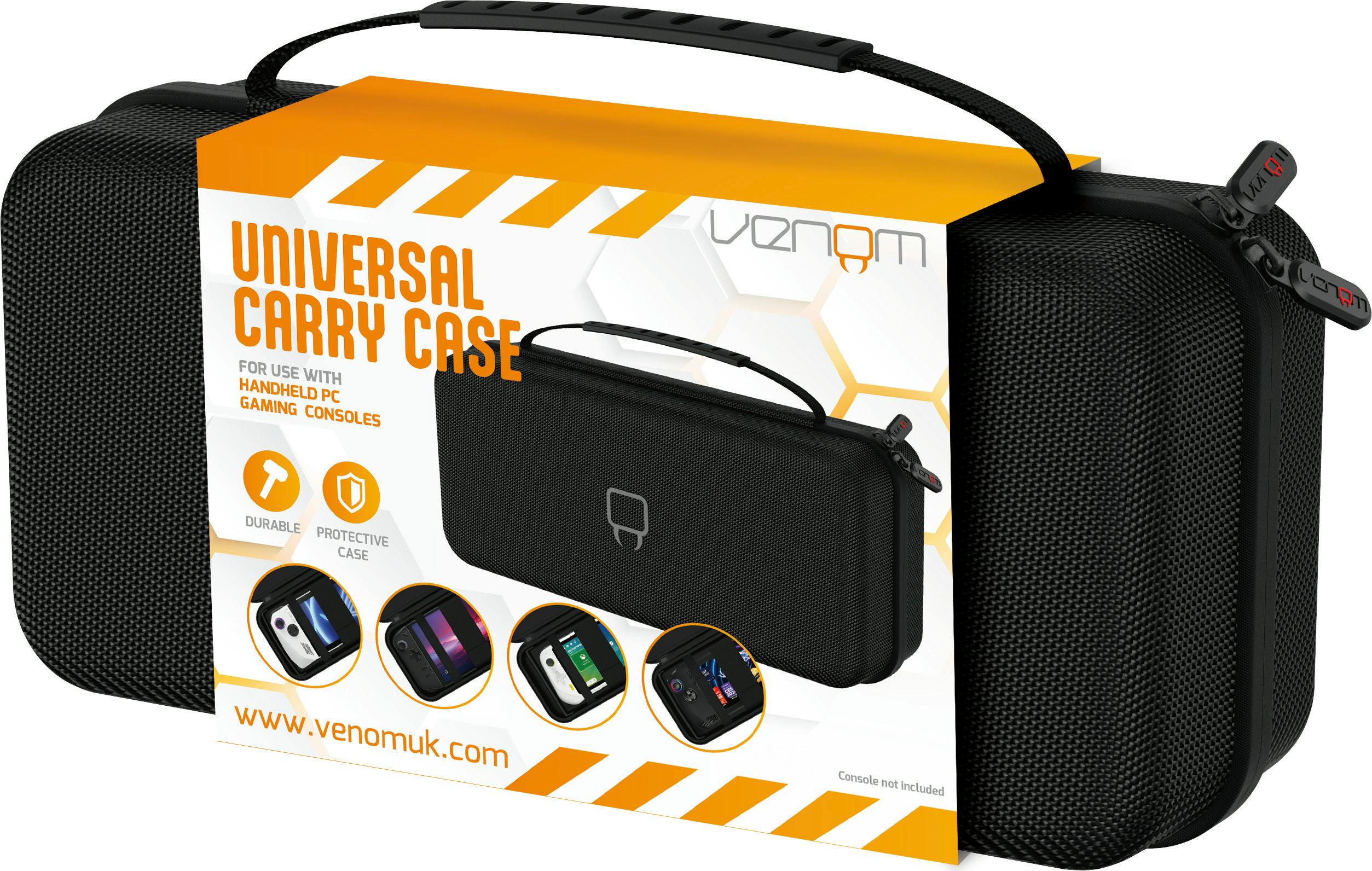 Venom Handheld Pc Storage Case - Compatible With Steam Deck, Asus Rog Ally, Logitech G Cloud, Msi Claw, Lenovo Legion Go