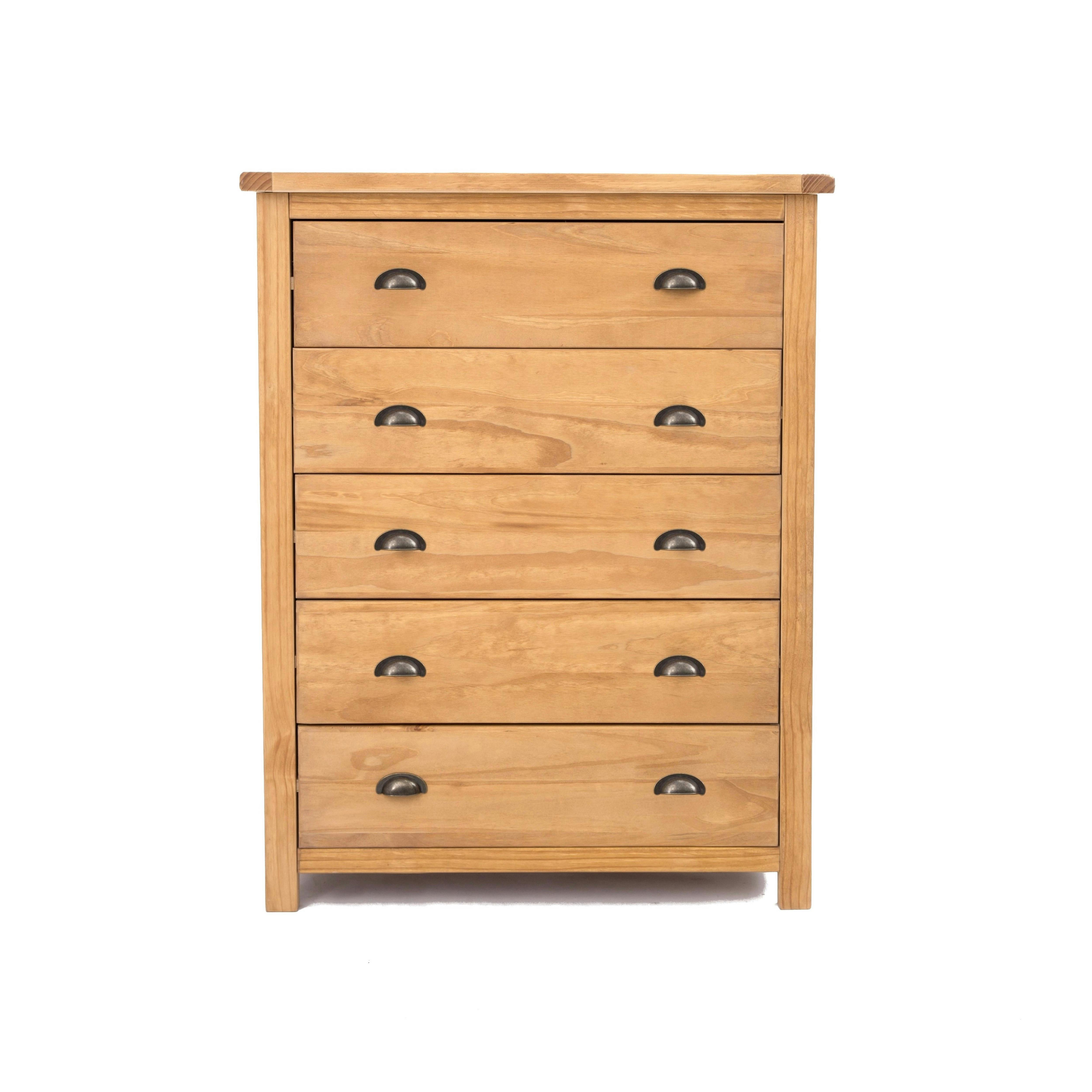 Cabinet Bits Lugo 5 Drawer Chest Of Drawers With Brass Cup Handle - Image 4