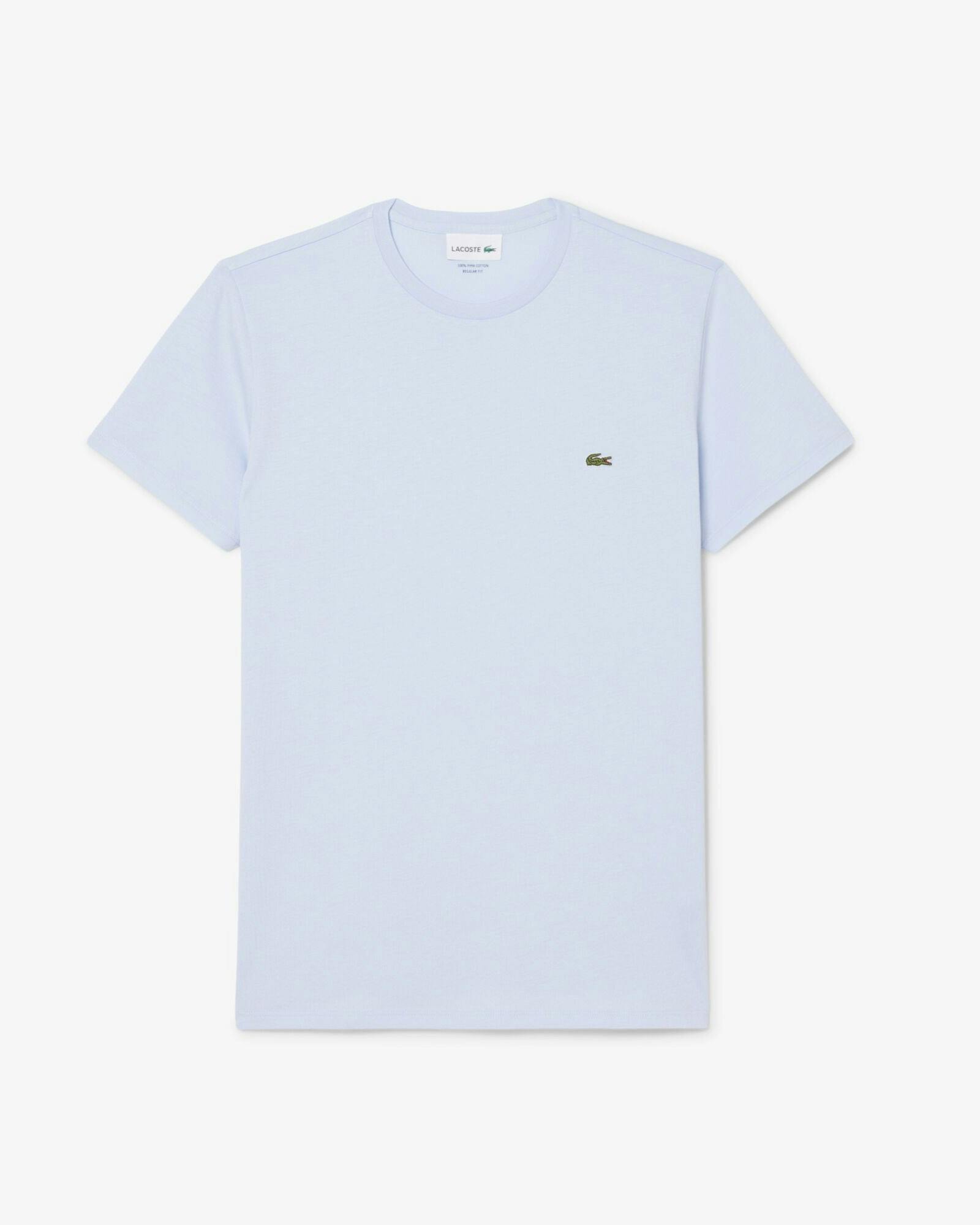 Lacoste Men's Blue Crew Neck Pima Cotton Jersey T-Shirt - Phoenix J2g - Phoenix J2g - M