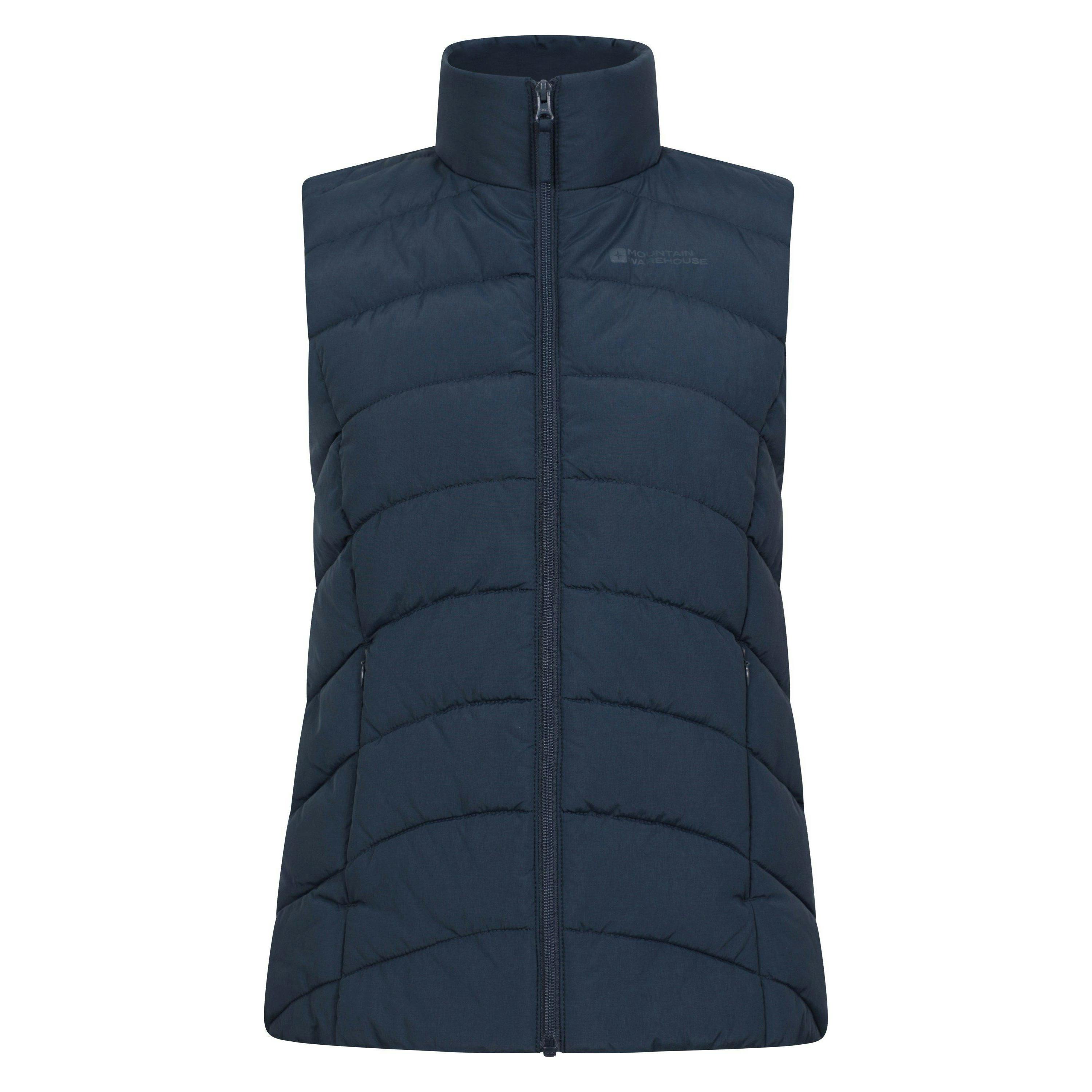 Mountain Warehouse Women's / Opal Padded Gilet - Navy - 10 Uk - Navy - 100% Nylon
