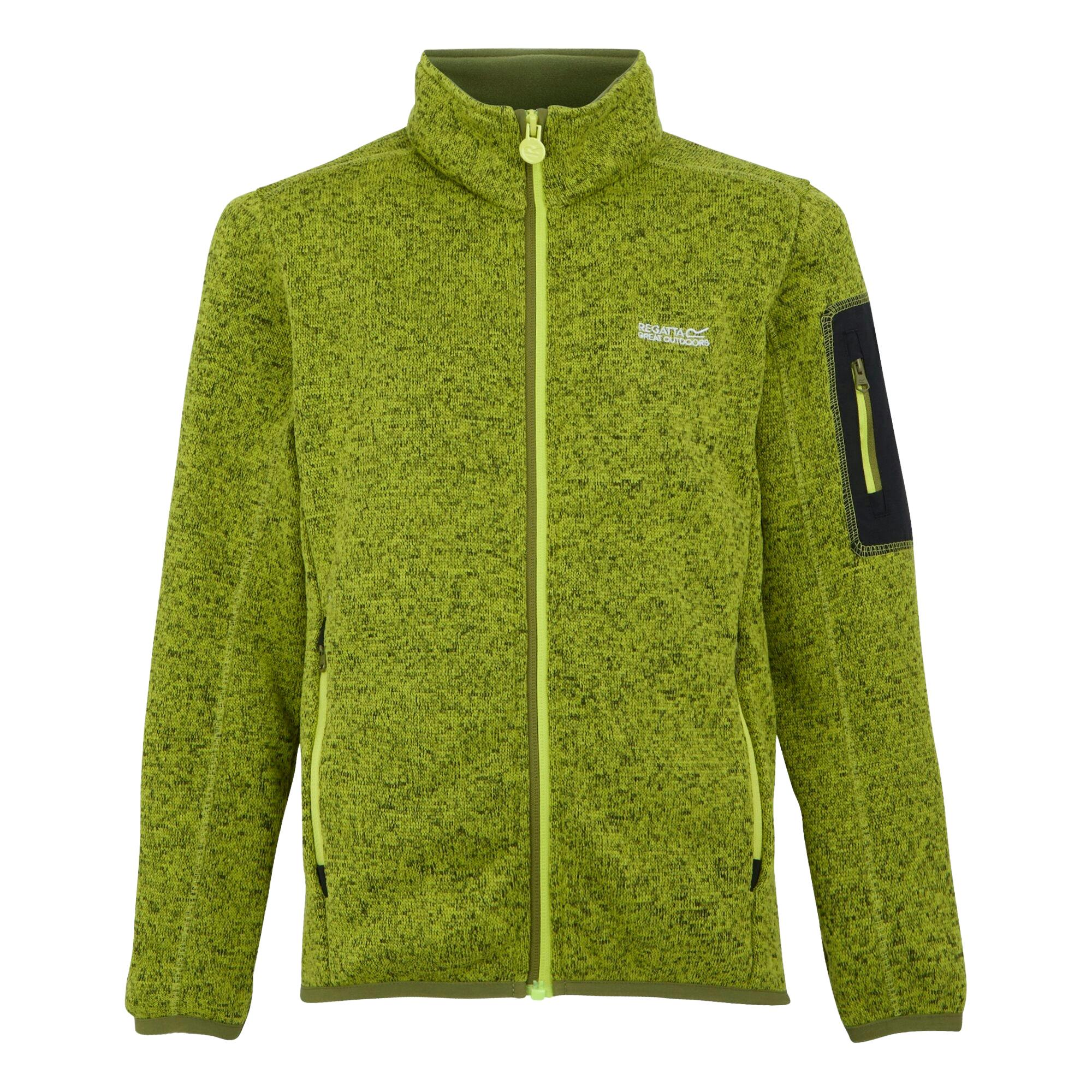 Regatta Green Kids Newhill Fleece Jacket - Grenoble /Nephrite - 11-12 Years - Grenoble /Nephrite - 100% Polyester