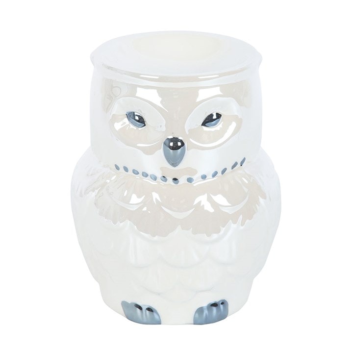 Serano Owl Shaped Iridescent Oil Burner And Wax Warmer