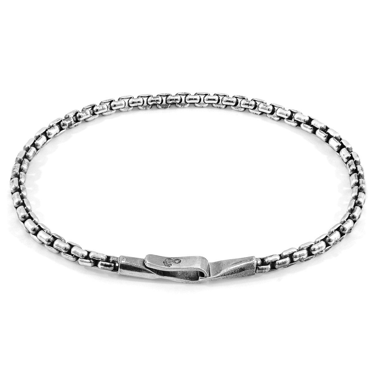 Anchor & Crew Silver Moonraker Sail Chain Bracelet - L - 23Cm