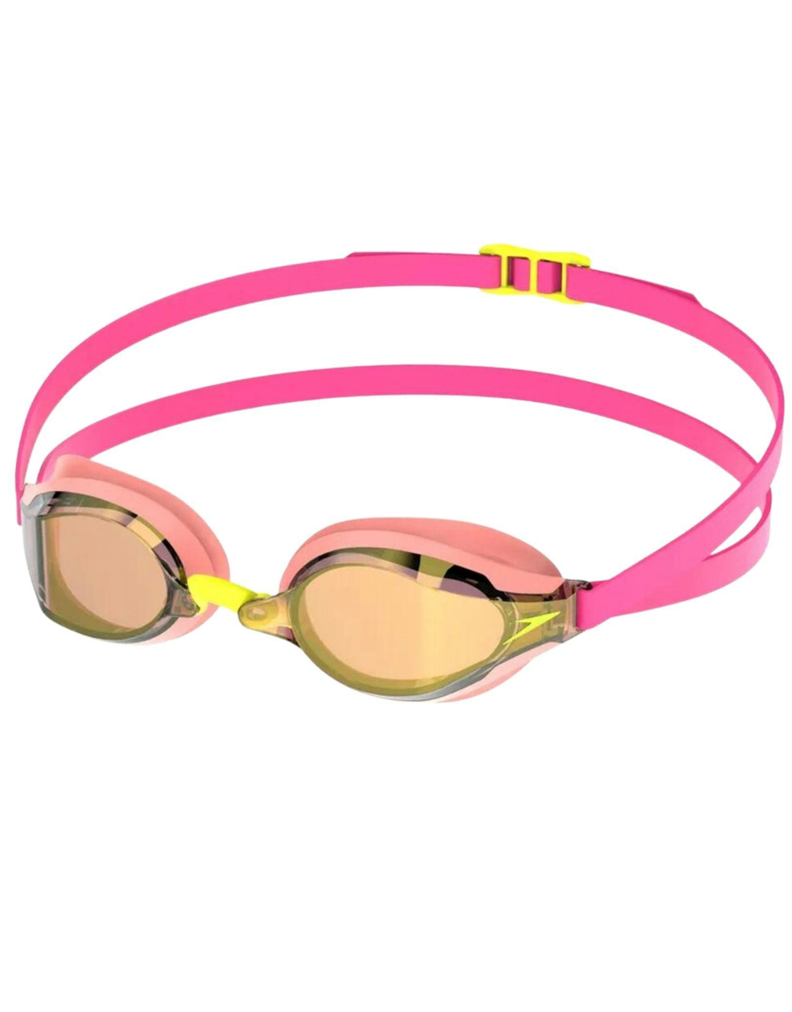 Speedo Pink/Green Fastskin Speedsocket 2 Mirror Swim Goggle