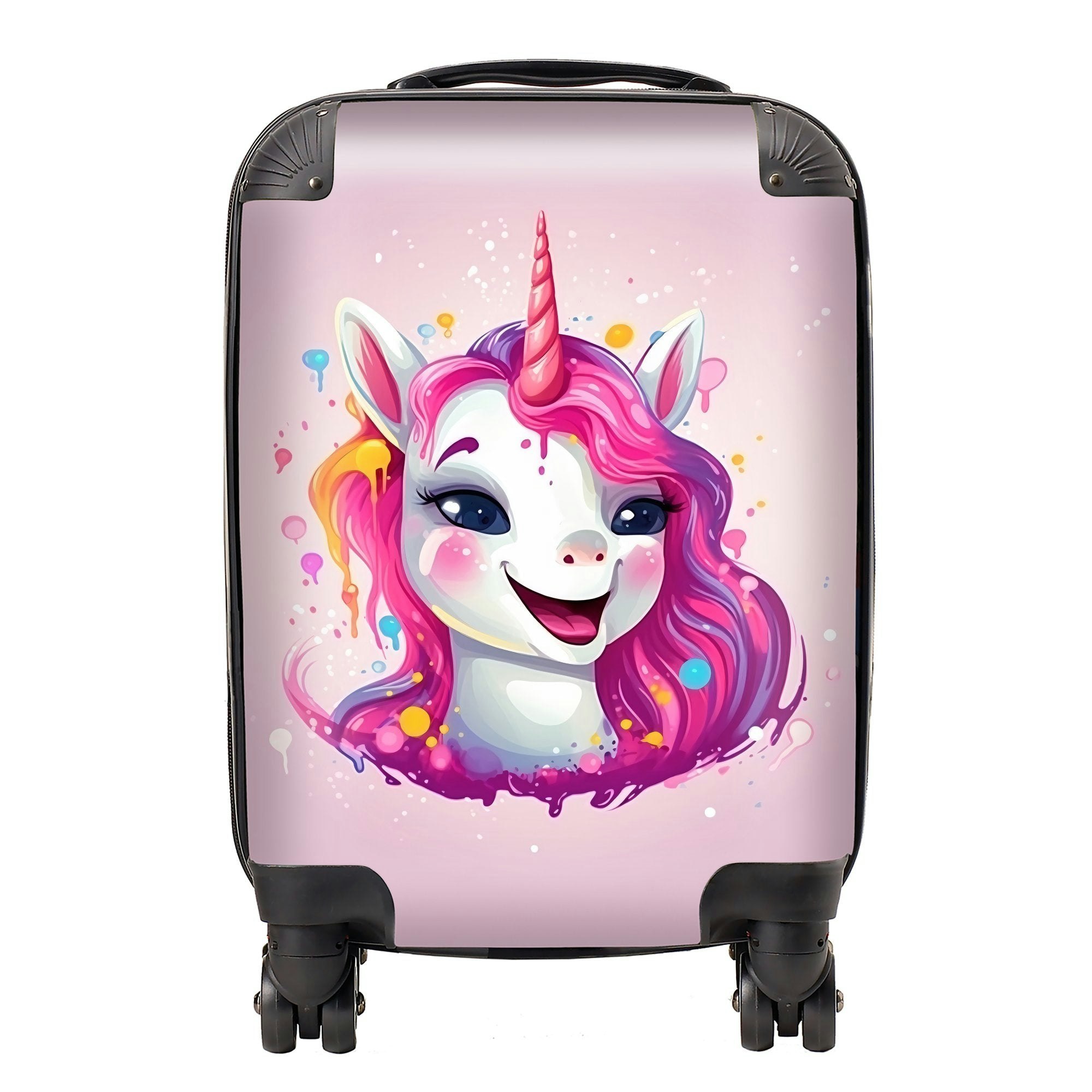 Warren Reed Happy Unicorn Splashart Suitcase - Mini Cabin