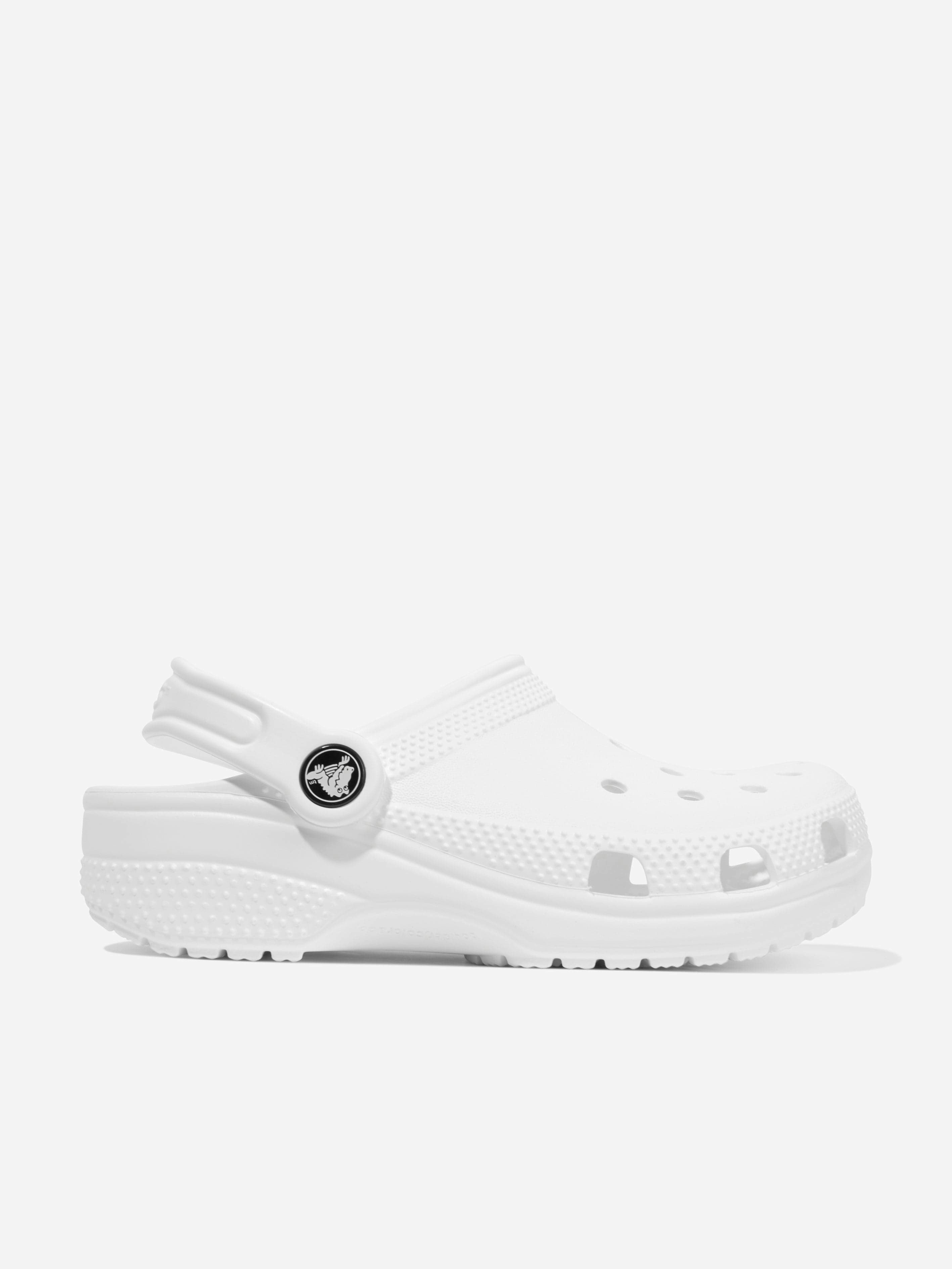 Crocs Boys White Kids Classic Clog In - Eu 33 - 34 Uk 2 Us 2
