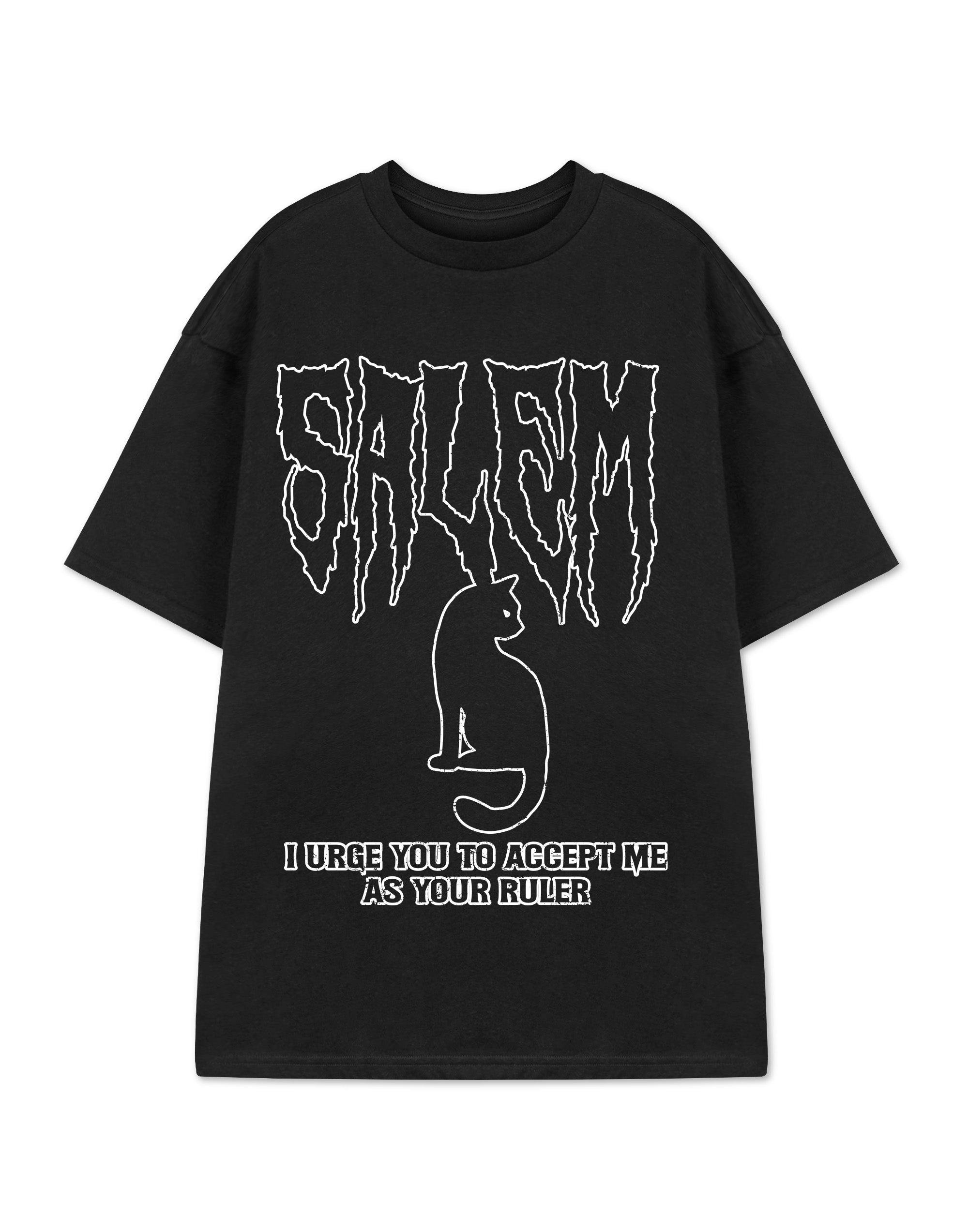 Vanilla Underground Women's Black Show Me The Merch Salem Short Sleeved T-Shirt - XXX-Large