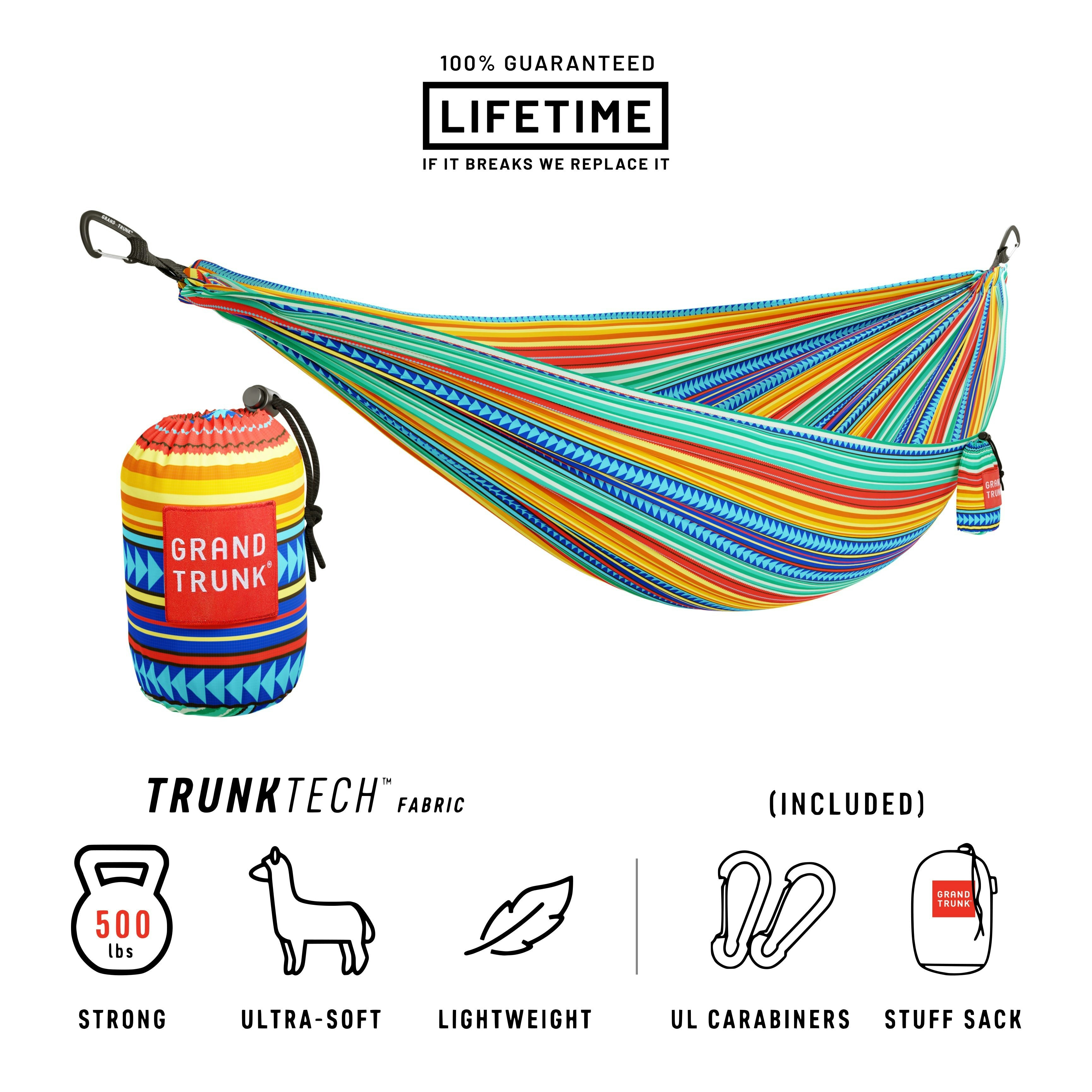 Rackhams Trunktech™ Double Hammock Printed - Cabo