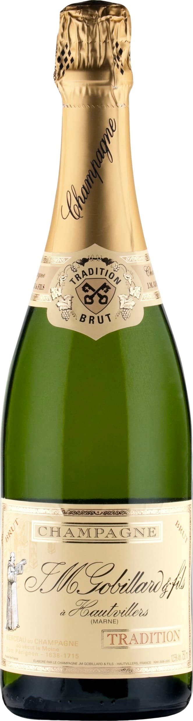 Various Wine Gobillard Champagne Brut Tradition 75Cl Nv - Pack Of 6