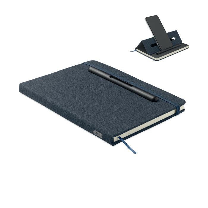 Midocean Rinbook A5 Notebook - French Navy - French Navy - One Size