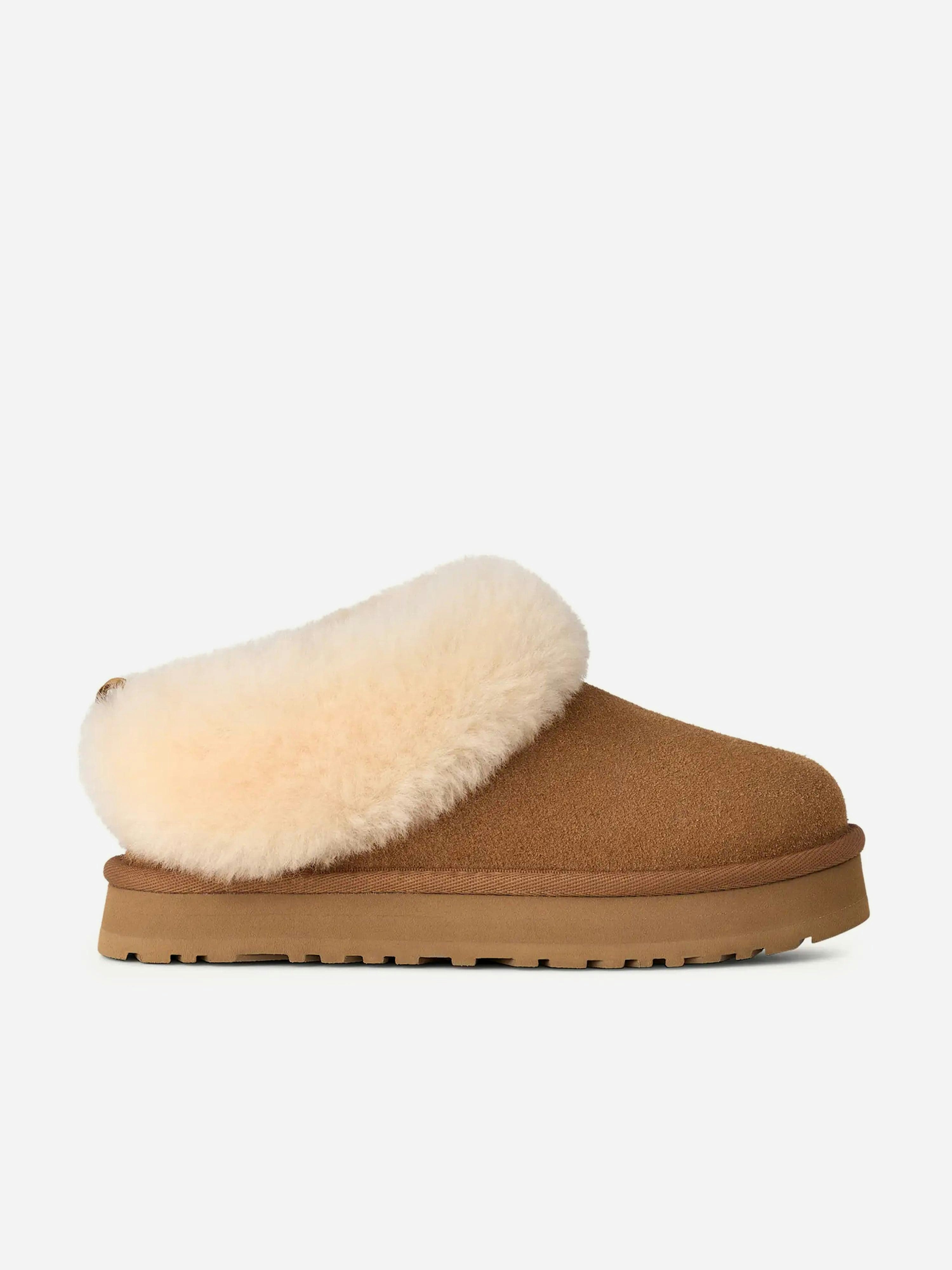 Ugg Girls Brown Tazzelle Slippers In - Eu 31 Uk 12 Us 13